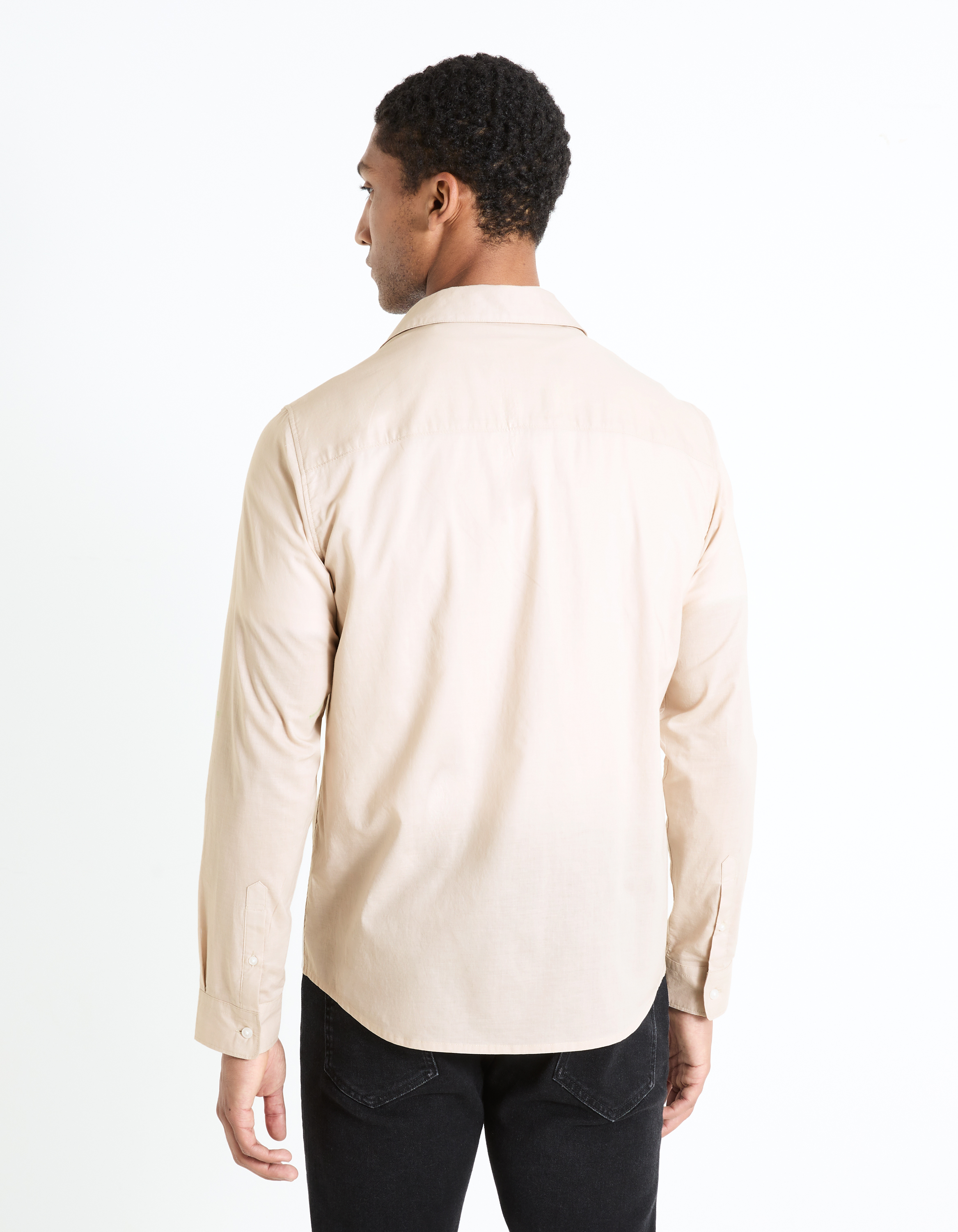 Camasi casual pentru barbati Celio - crem