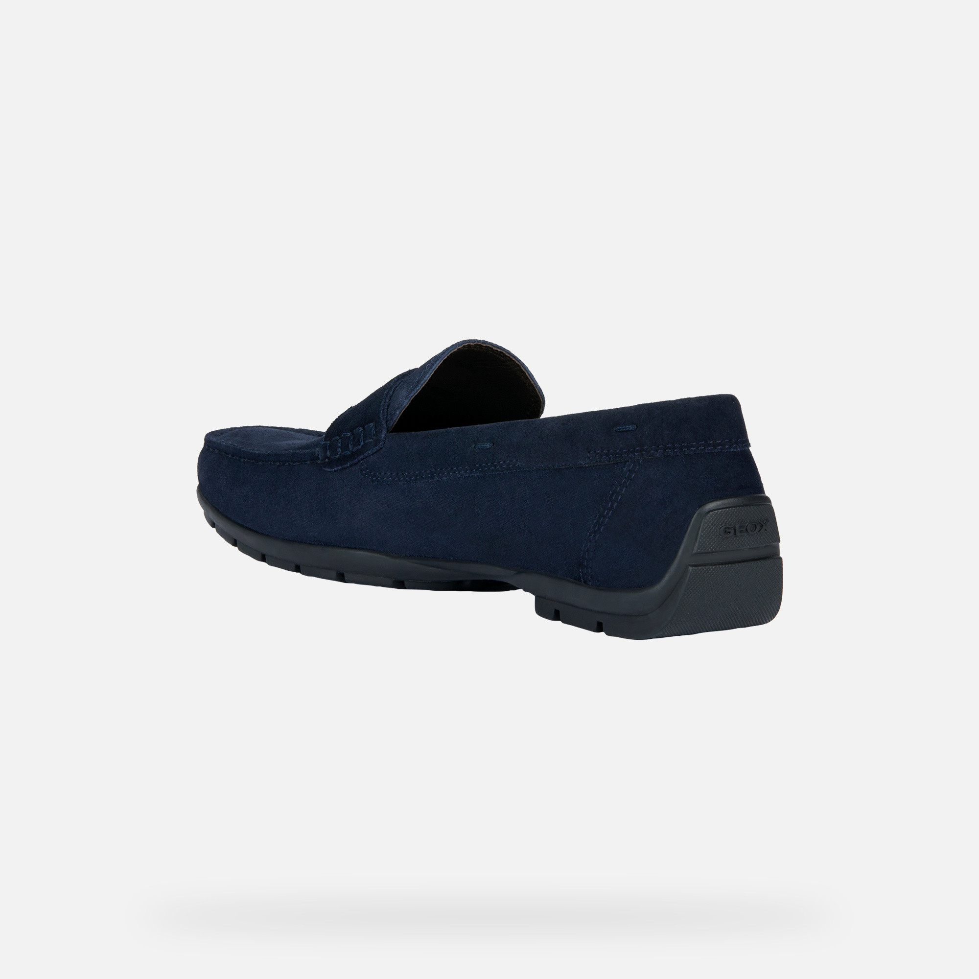Dark blue men&#039;s loafers Geox Moner 2Fit - Men