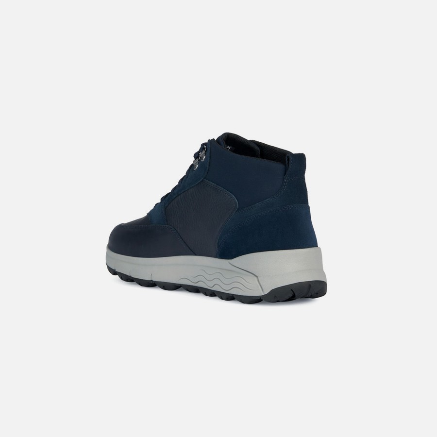 Dark blue men's ankle boots Geox Spherica 4x4 B Abx - Men's