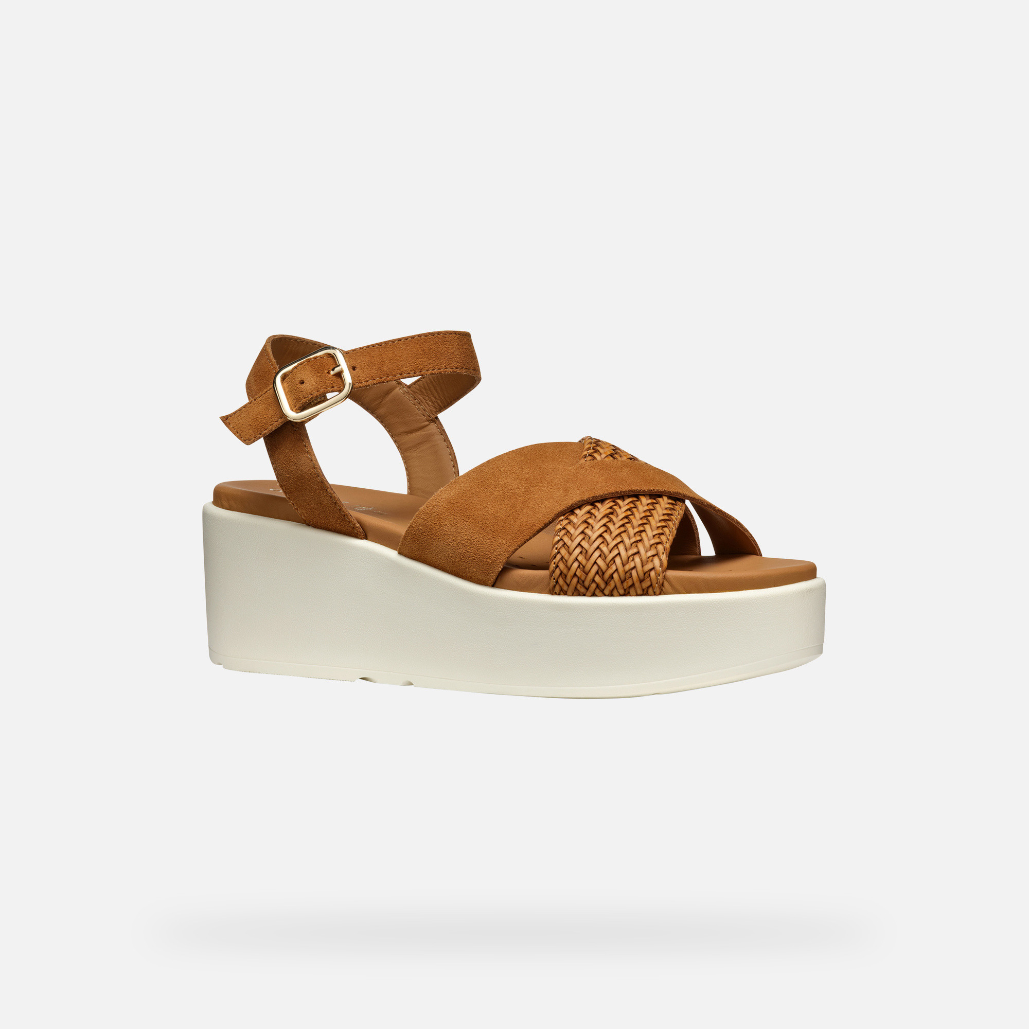Brown women's sandals Geox XAN2.2S - Women's