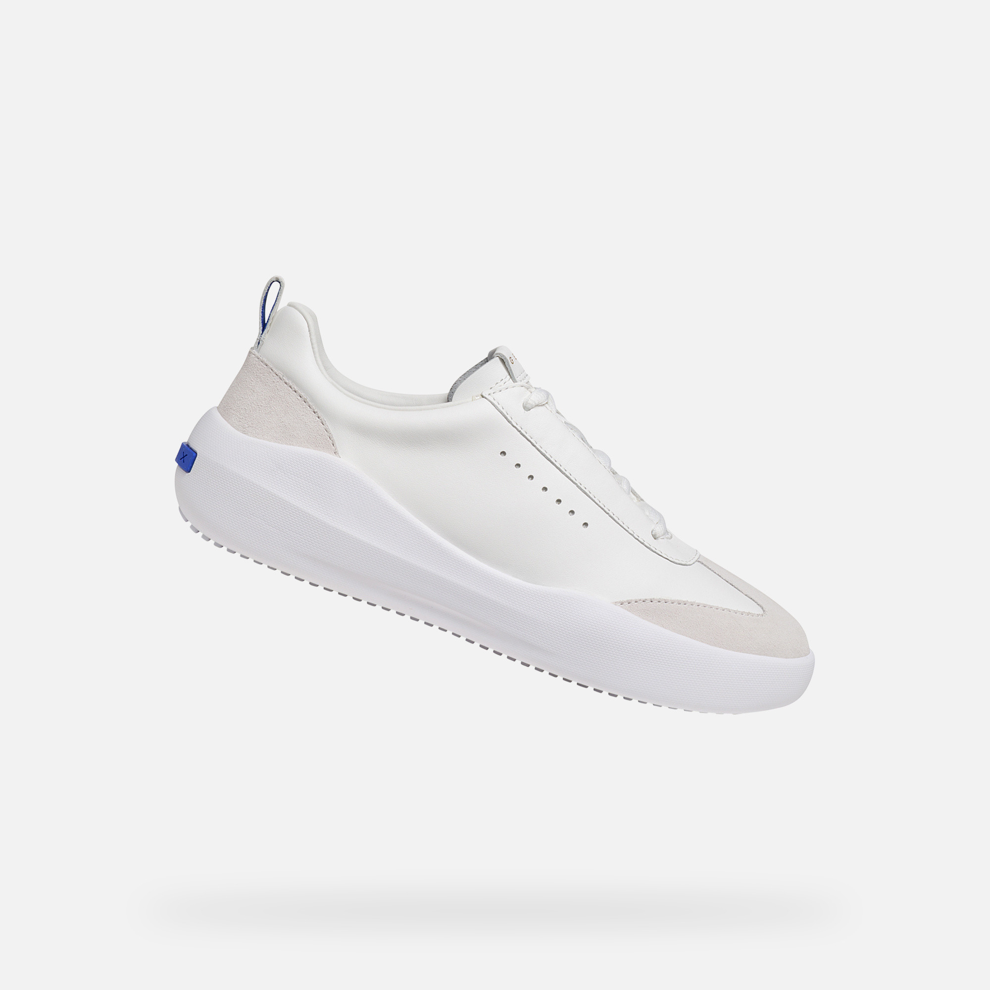 Biele dámske tenisky Geox Gxcp-02