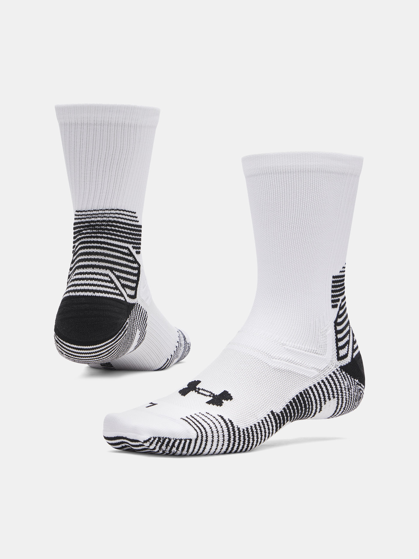 Unisex Socks Under Armour UAAG Team Elite 1pkCrew-WHT - unisex