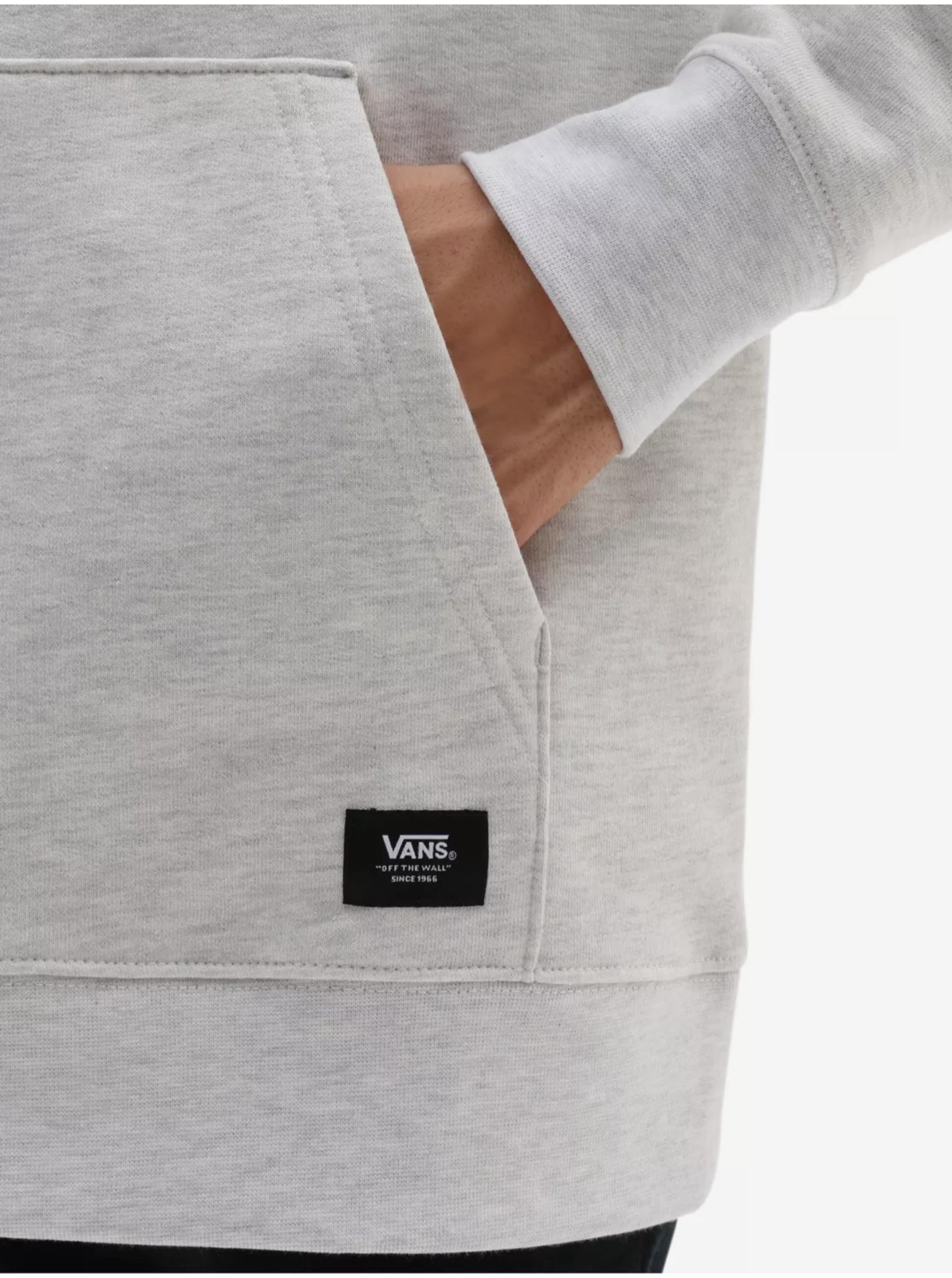 Pulovere cu gluga pentru barbati VANS - gri deschis