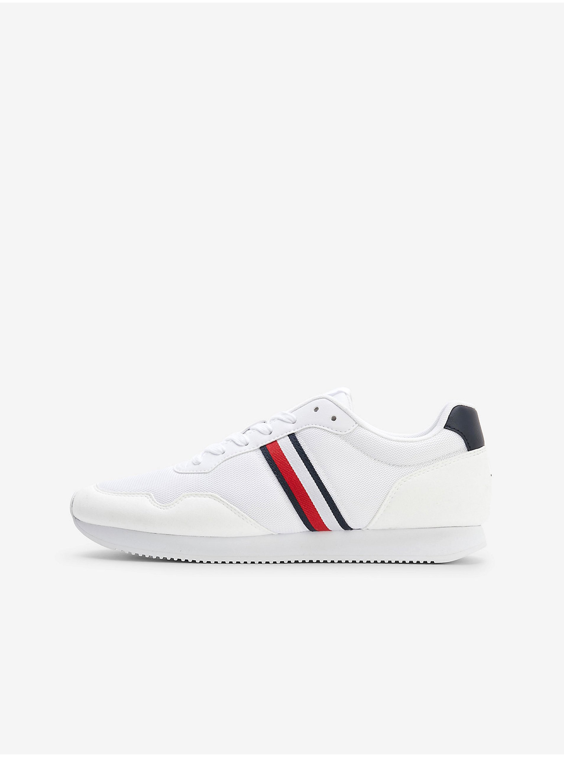 White Mens Sneakers Tommy Hilfiger Core Lo Runner - Men