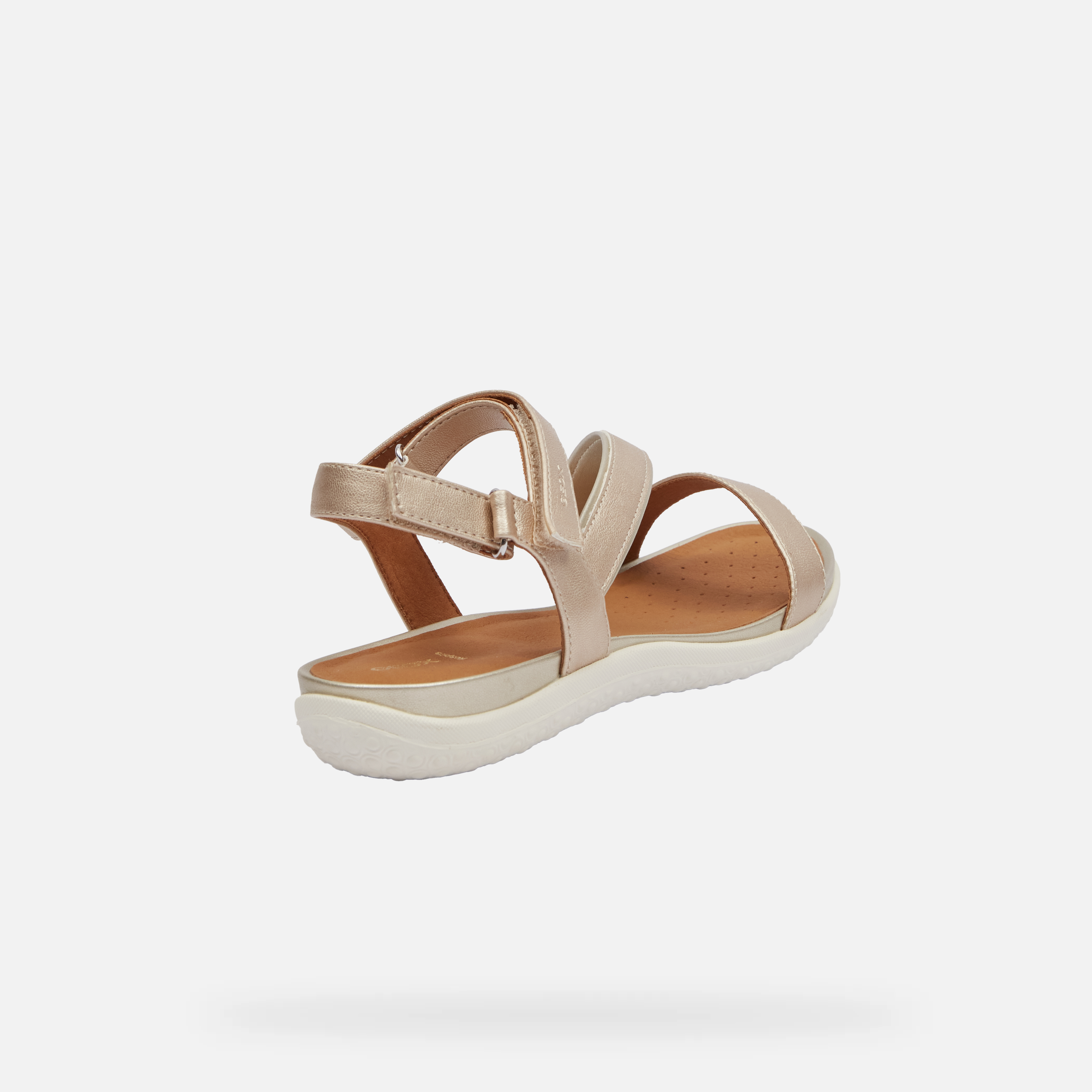 Gold women's sandals Geox Vega - Women's