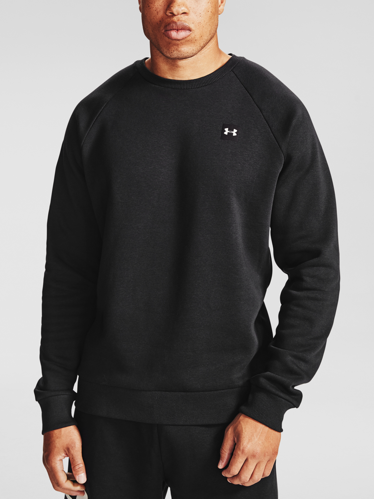 Under Armour MIkina UA Rival Fleece Crew-BLK - Men's