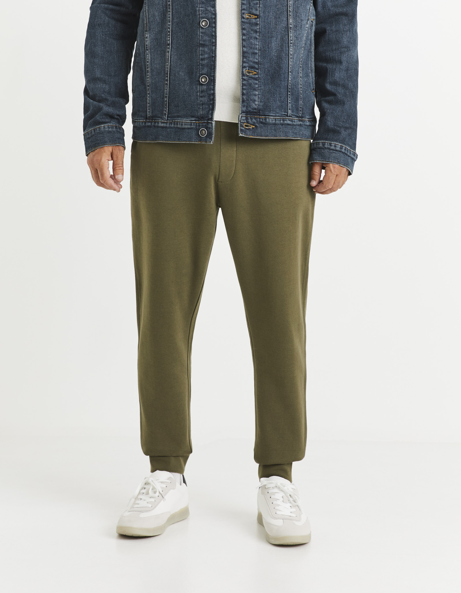 Pantaloni casual pentru barbati Celio - verde