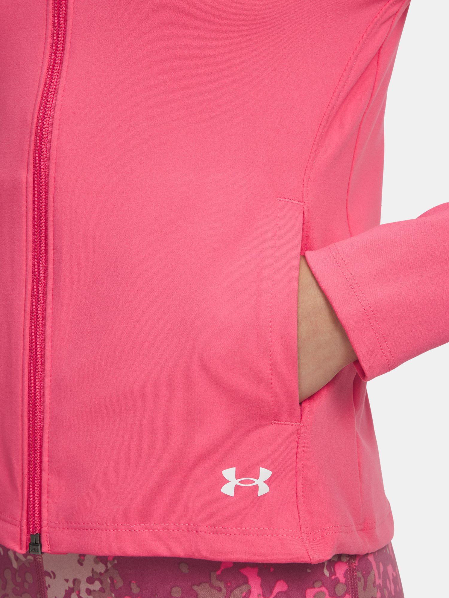 Girls' Under Armour Motion Jacket-PNK - Girls