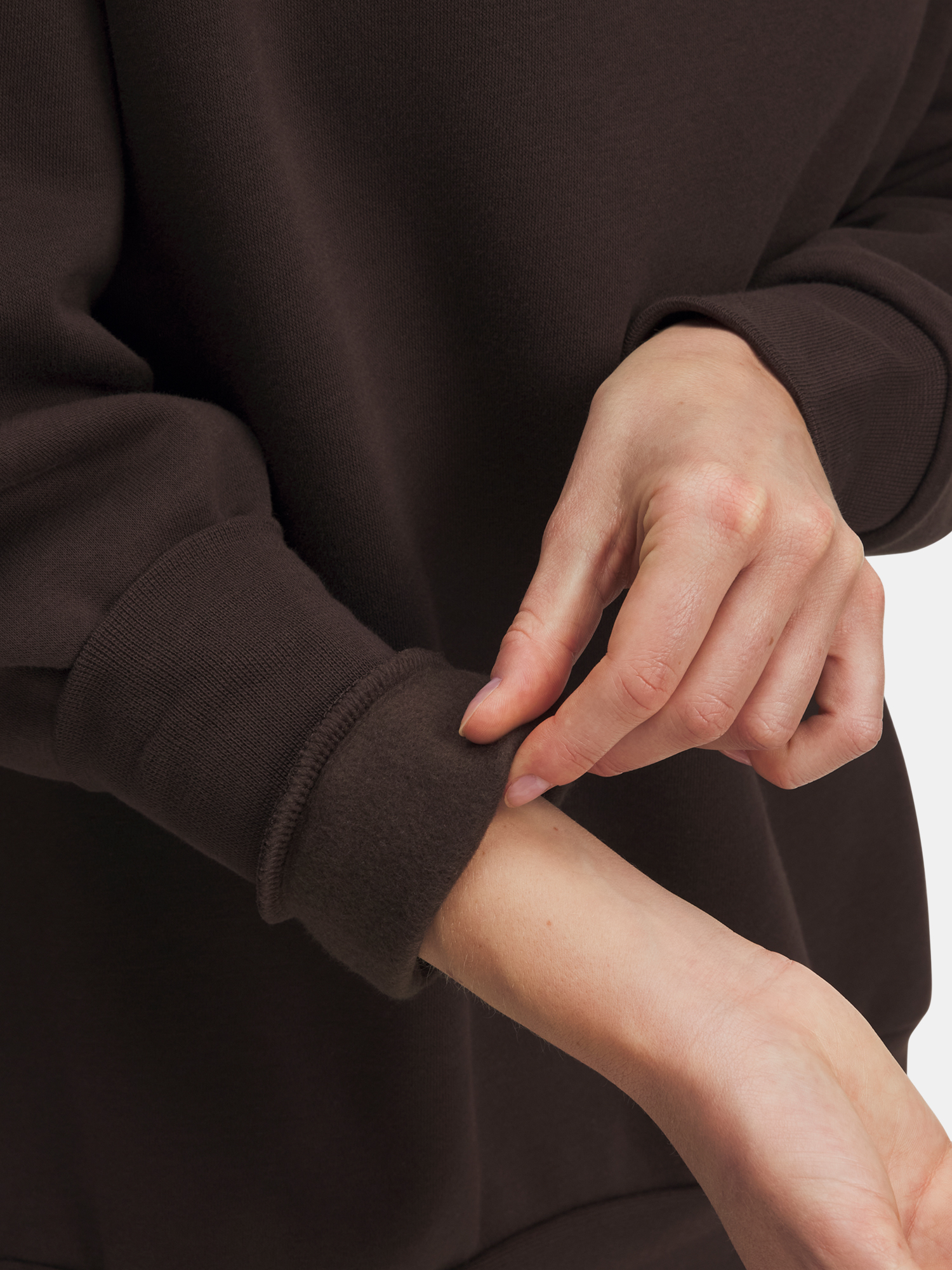 Under Armour UA Icon Fleece OS Crew-BRN Women's Sweatshirt - Women's