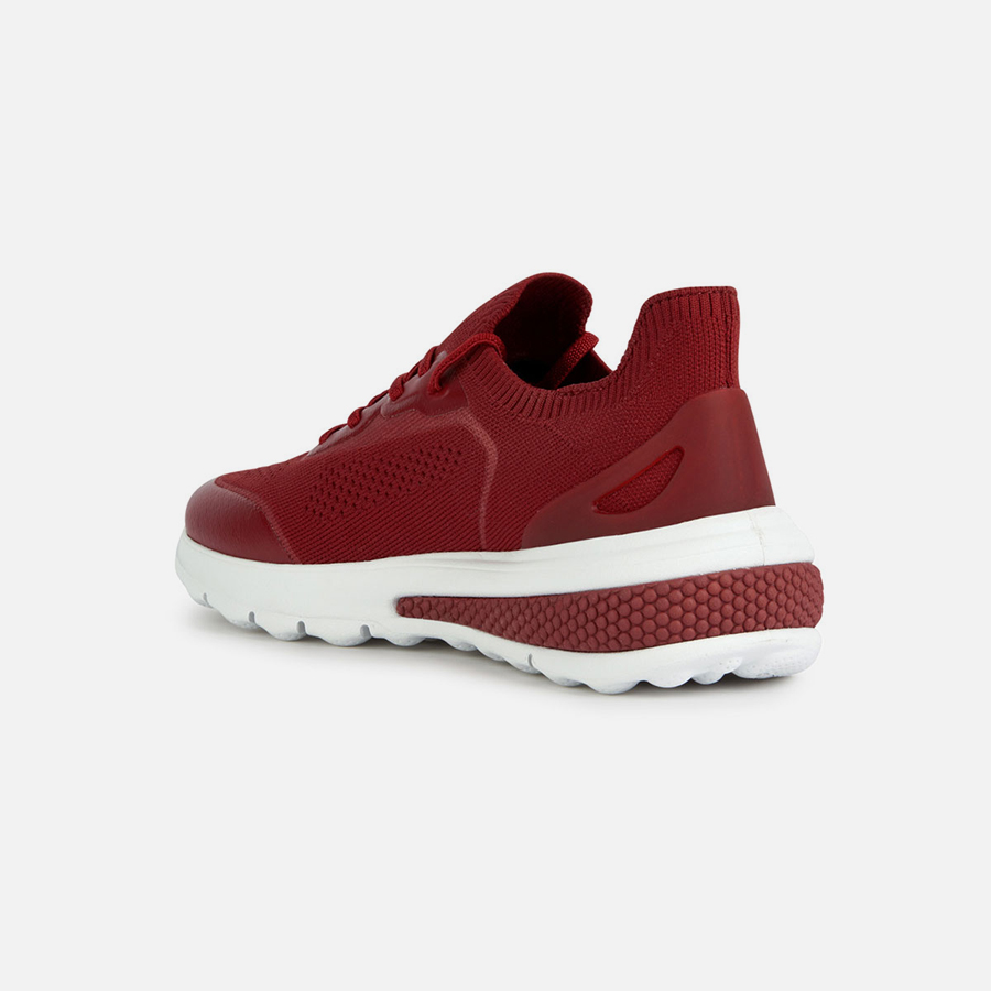 Red women's sneakers Geox Spherica Actif A - Women's