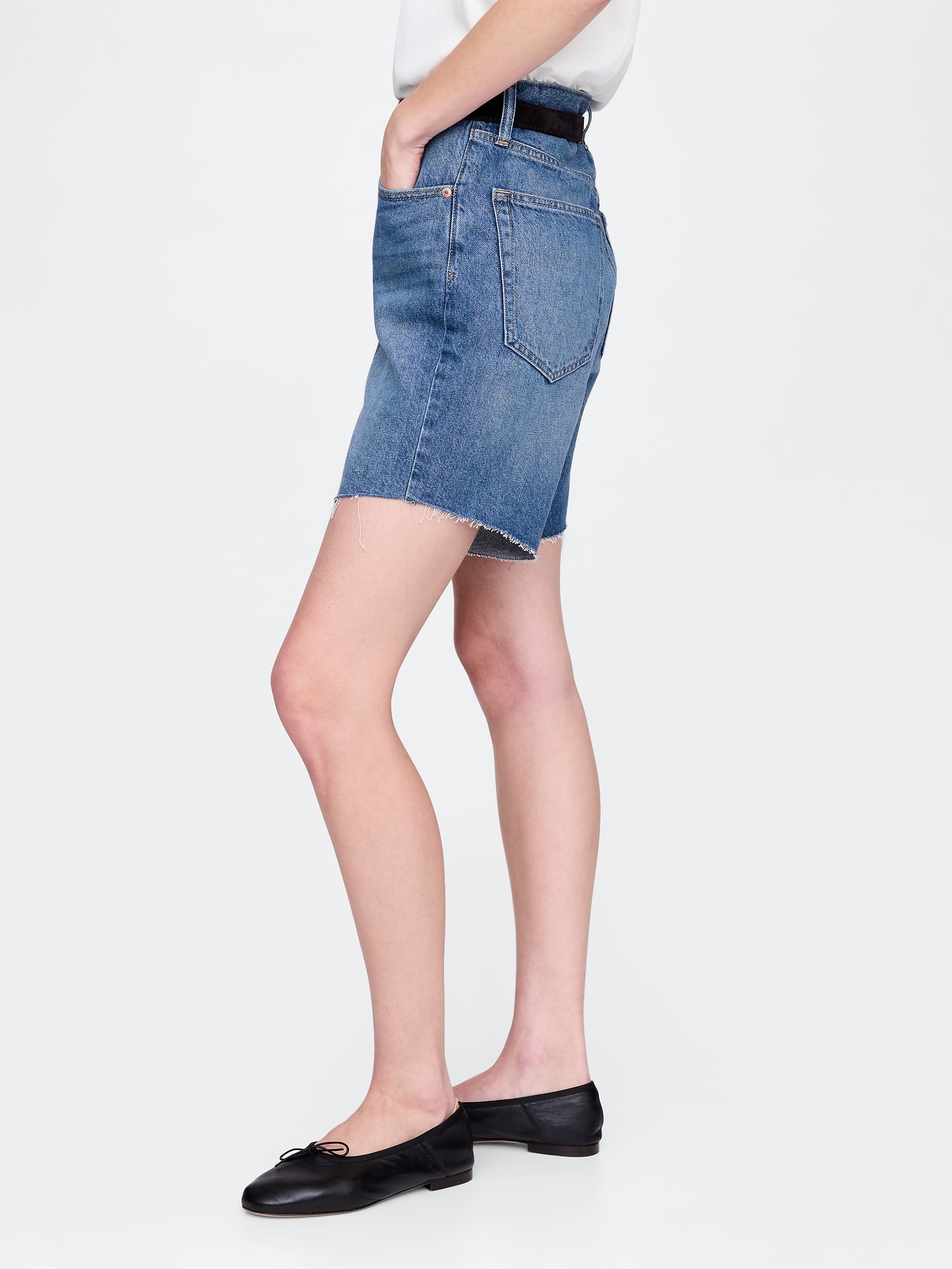 GAP Denim shorts Loose Bermuda - Women&#039;s