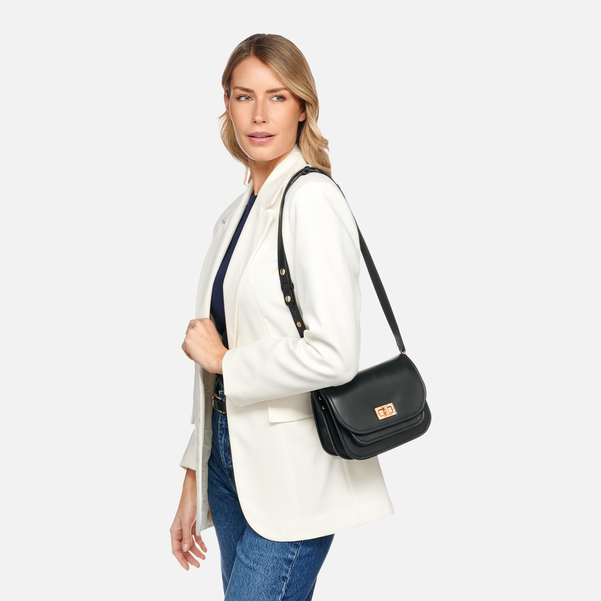 Black women&#039;s handbag Geox Flavrie - Women&#039;s