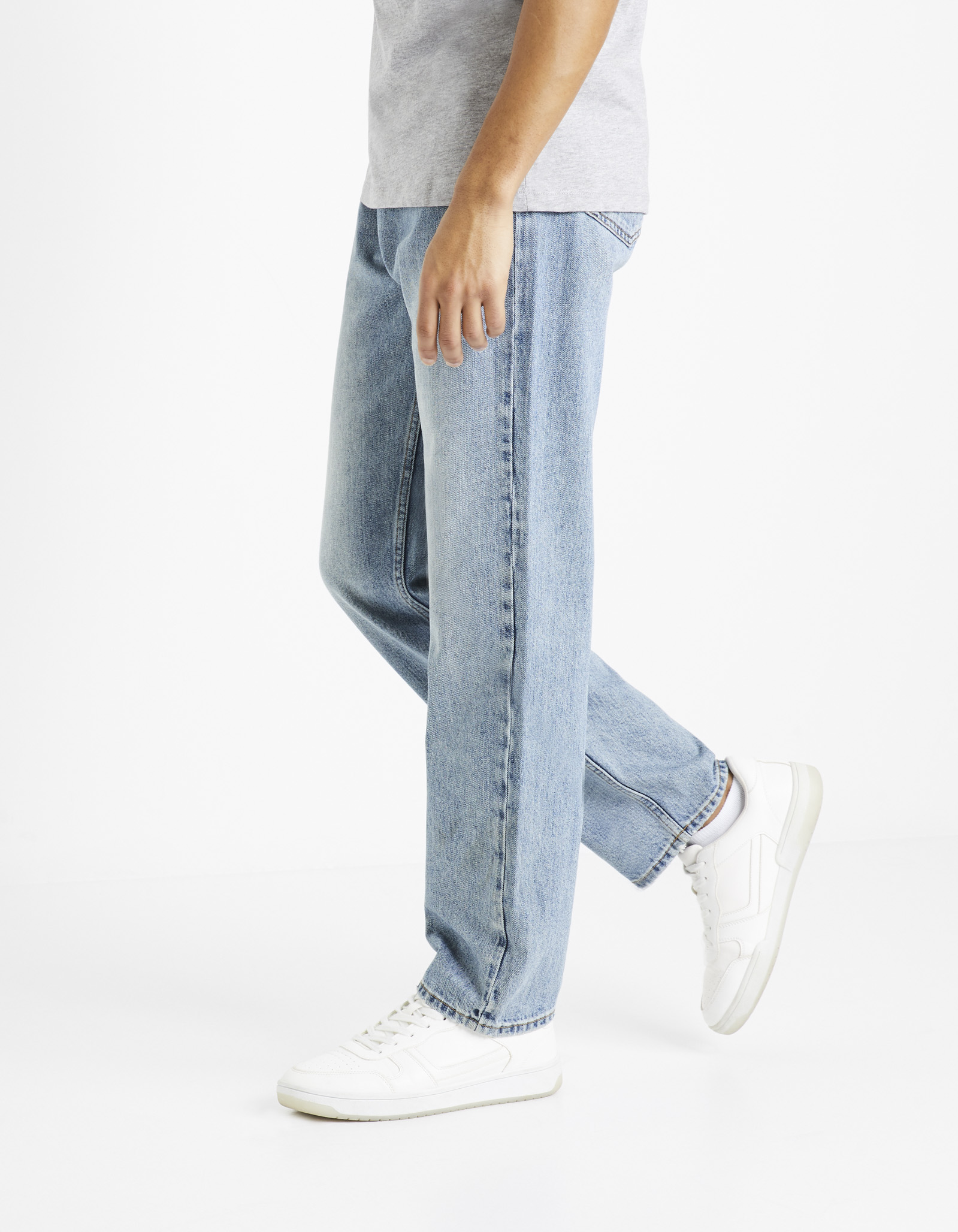Straight fit pentru barbati Celio - albastru deschis
