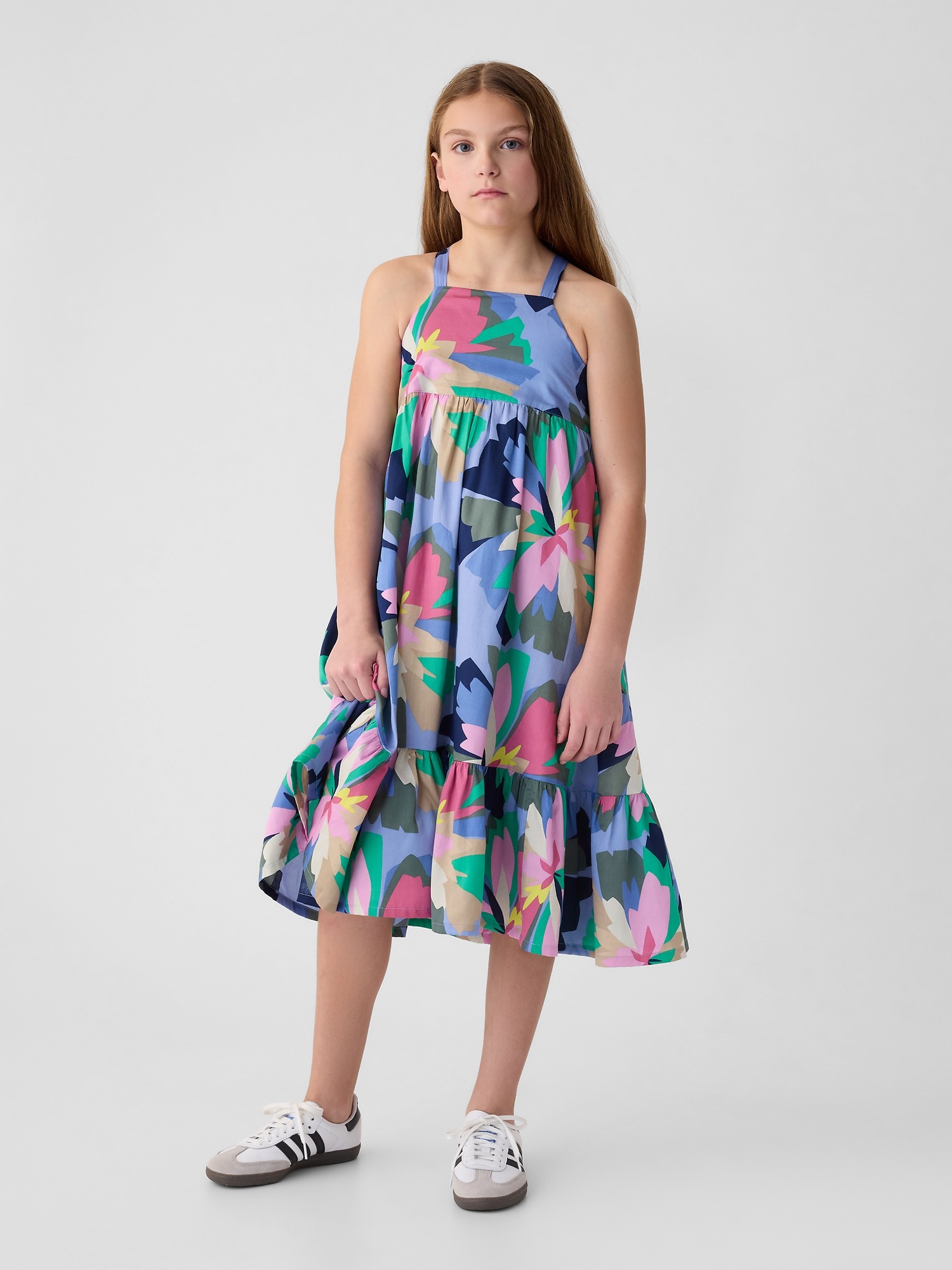 GAP Girls' floral midi dress - Girls