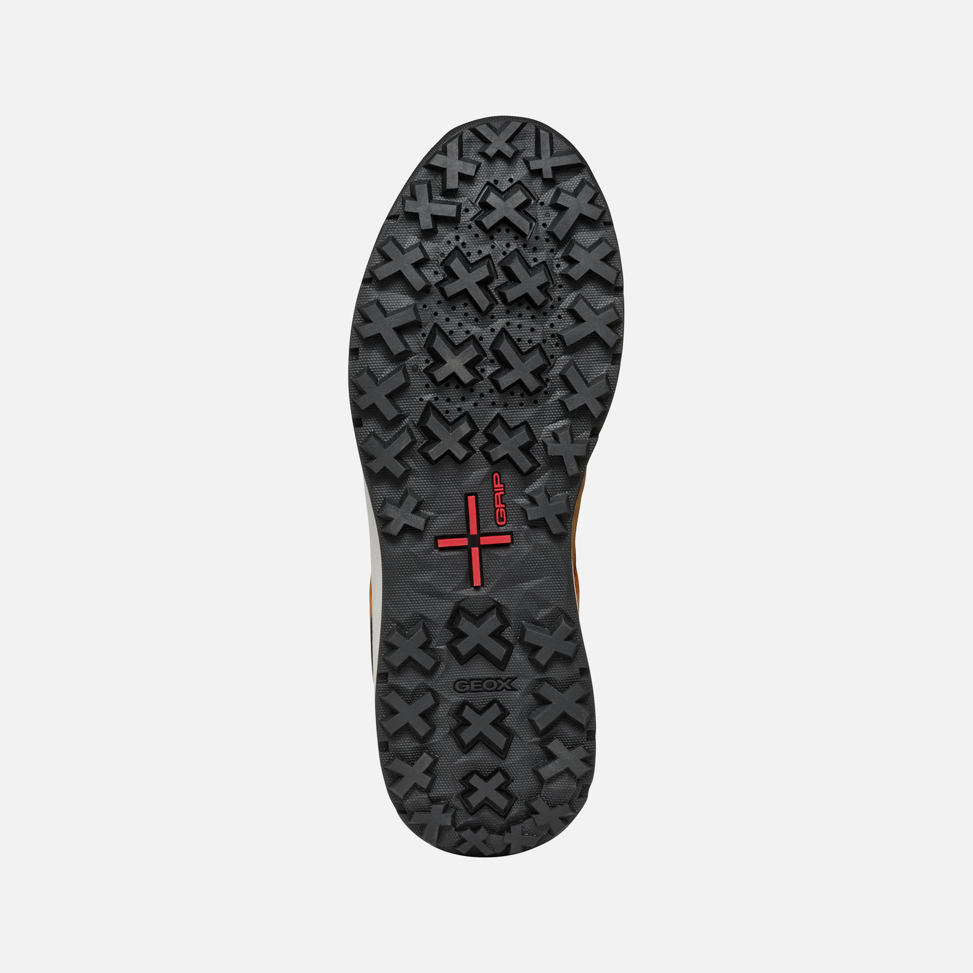 Orange men&#039;s sneakers Geox Sterratrail + Grip - Men