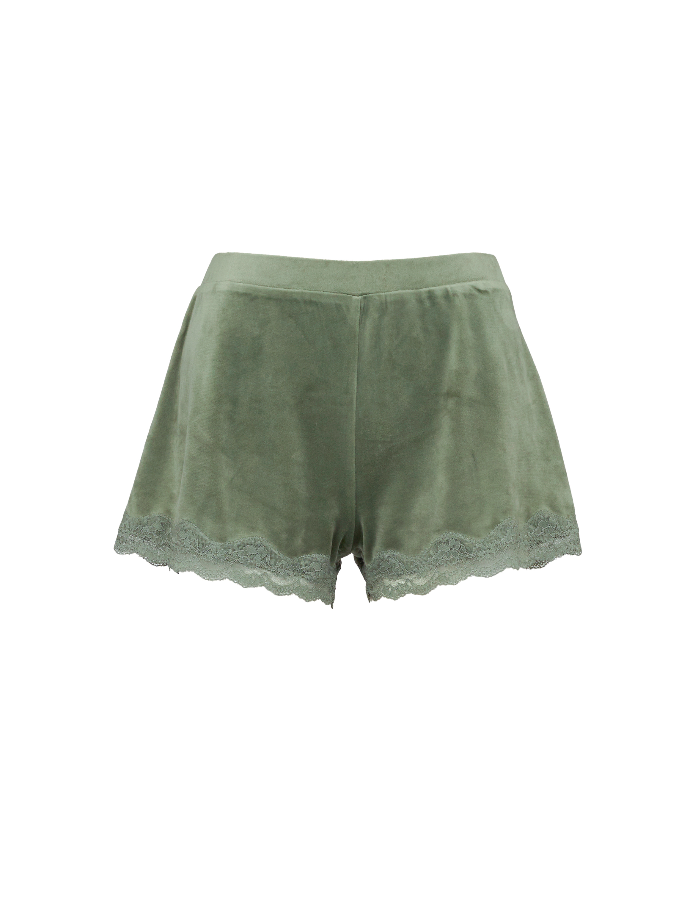 Khaki women&#039;s suede pajama shorts ORSAY - Women&#039;s