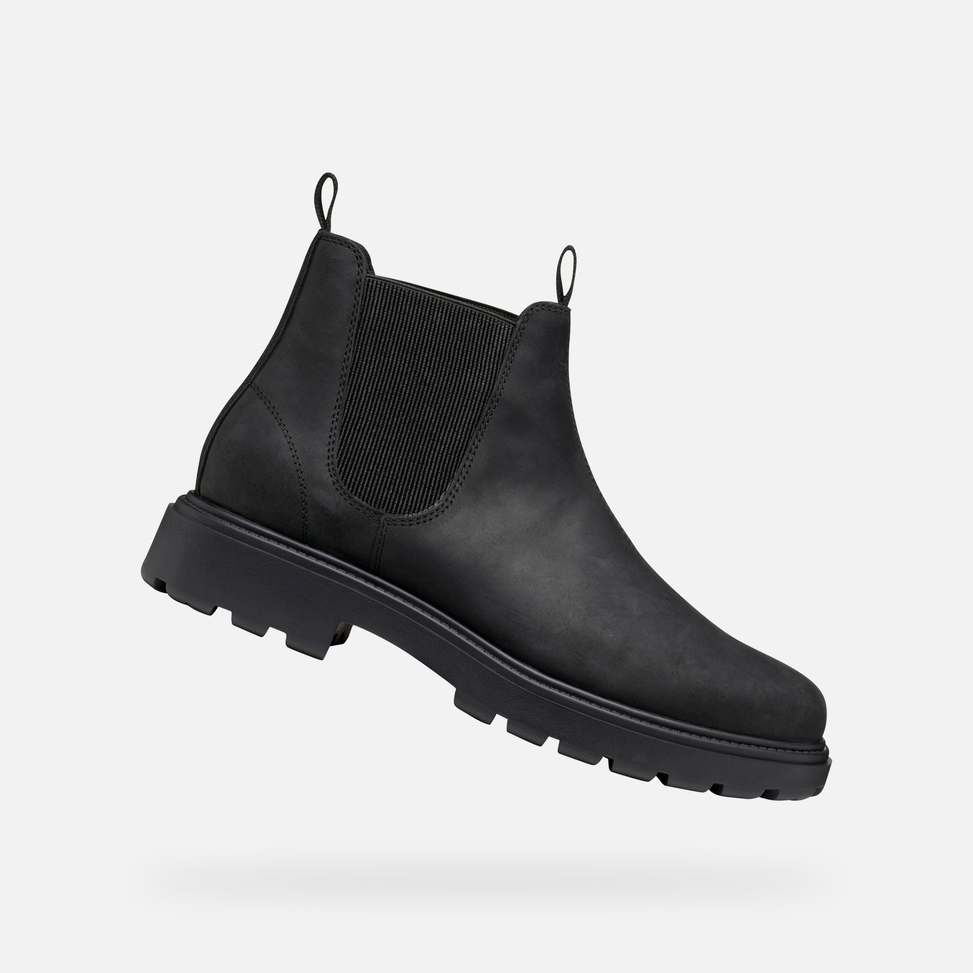 Black mens ankle boots Geox Spherica EC7 - Mens