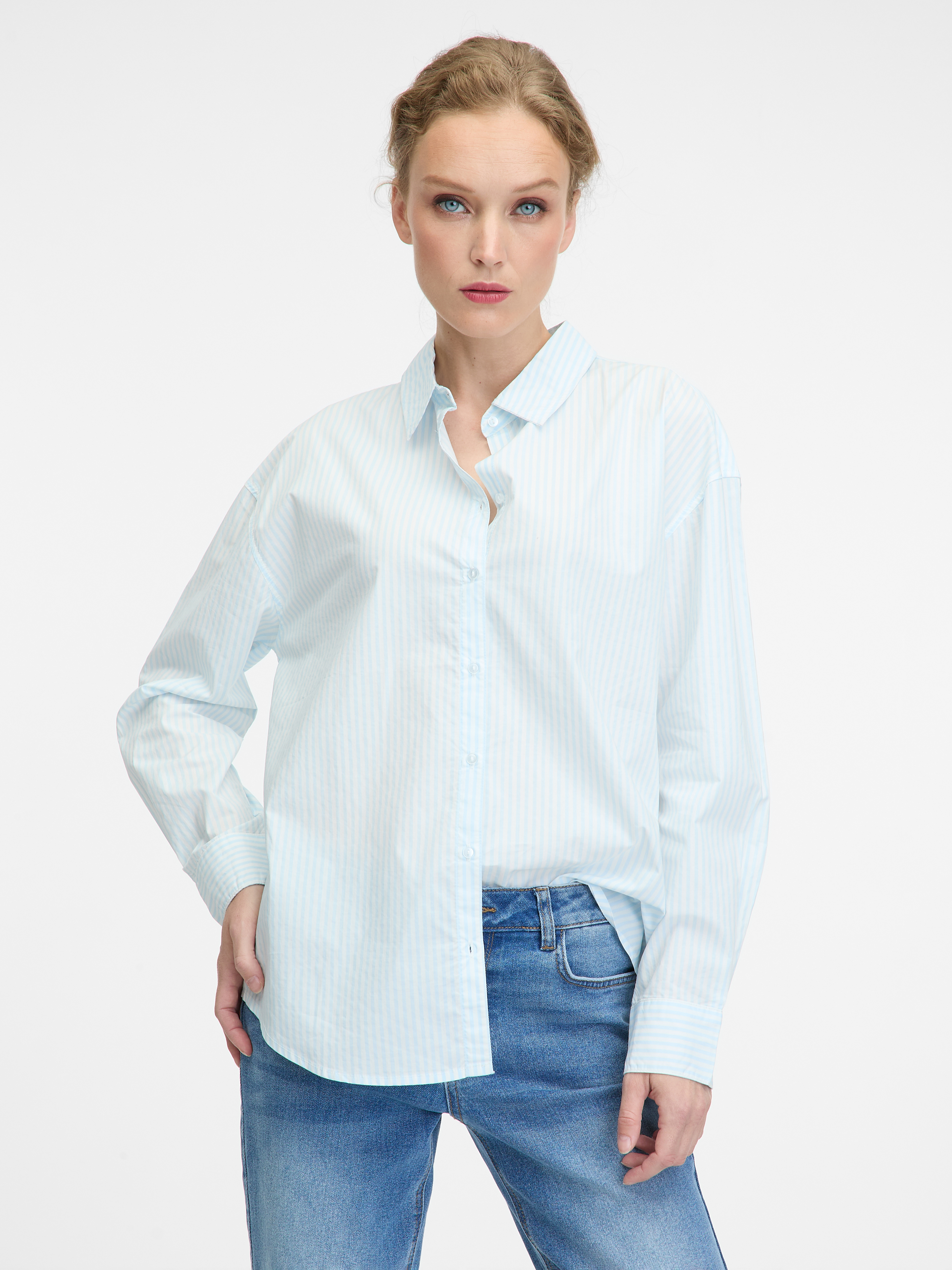 Light blue women&#039;s shirt ORSAY - Women&#039;s