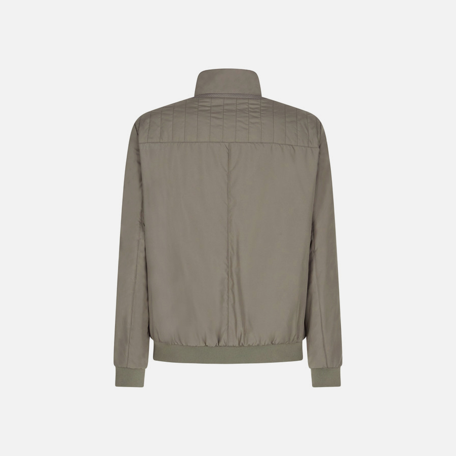 Dark Green Men&#039;s Down Jacket Geox Damiano - Men&#039;s