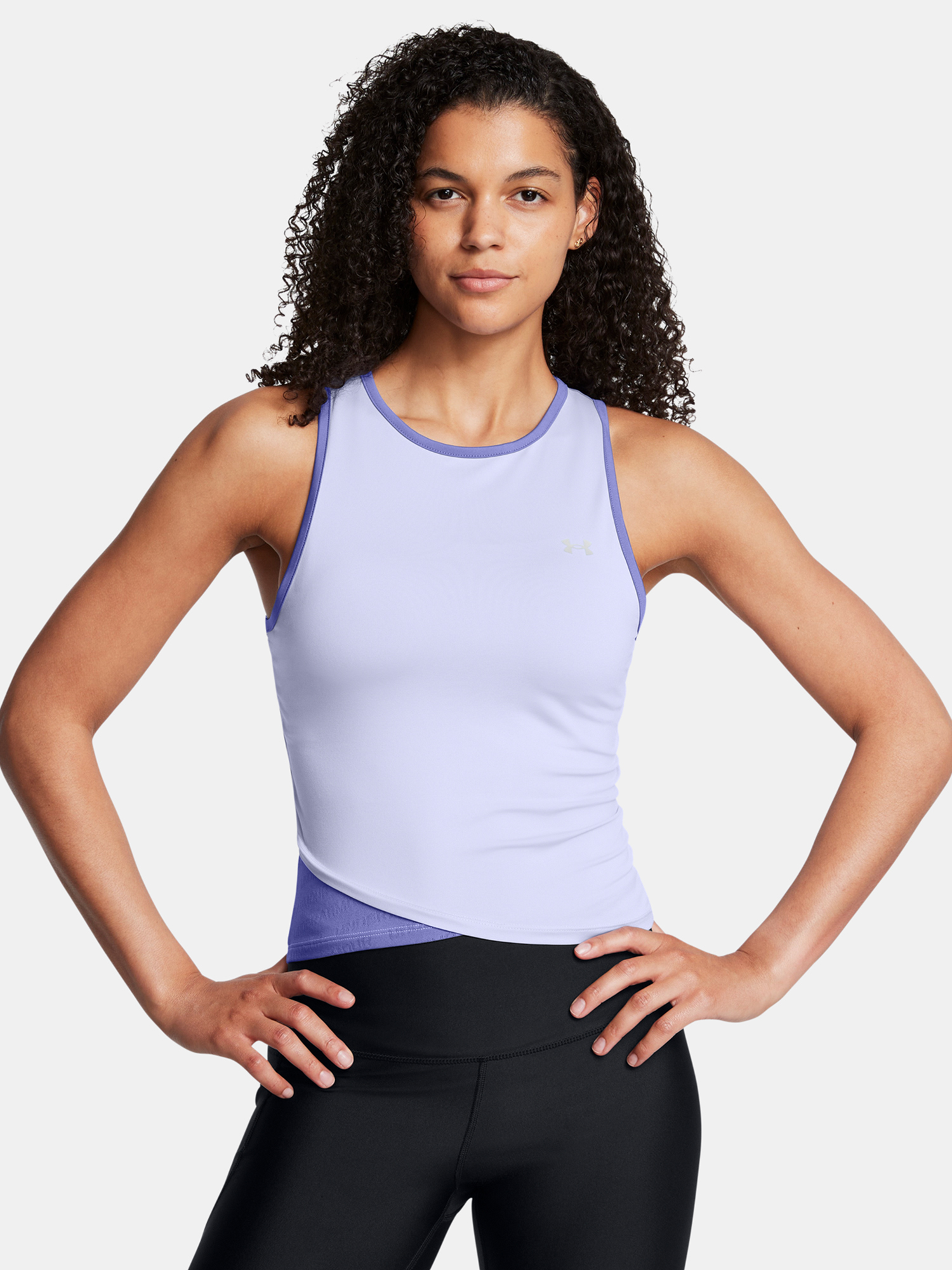 Svetlo fialová dámske tielko Under Armour Vanish Breeze