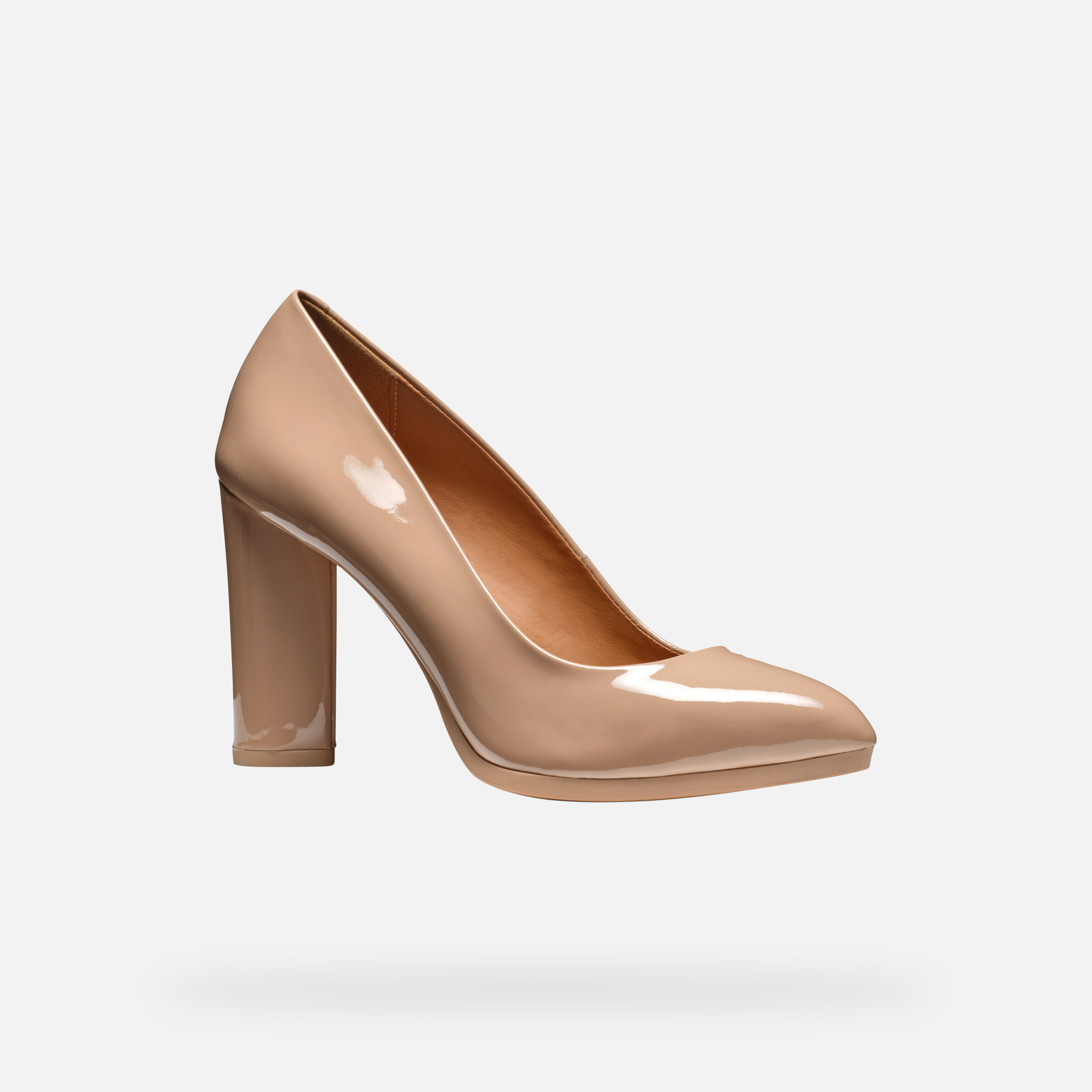 Beige women's pumps Geox Walk Pleasure 90 - Women's