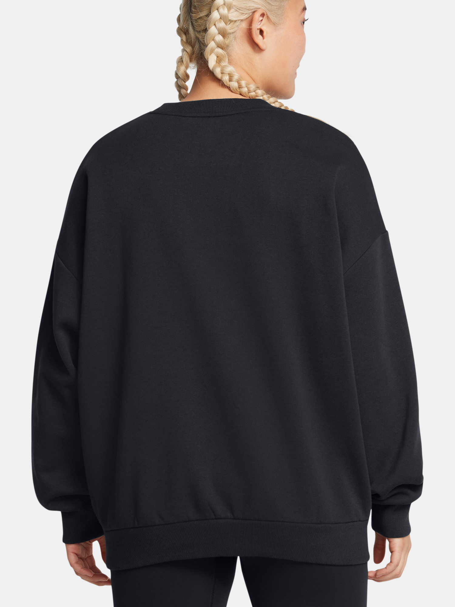 Women&#039;s Under Armour Rival Fleece OS Crew-BLK sweatshirt - Women&#039;s
