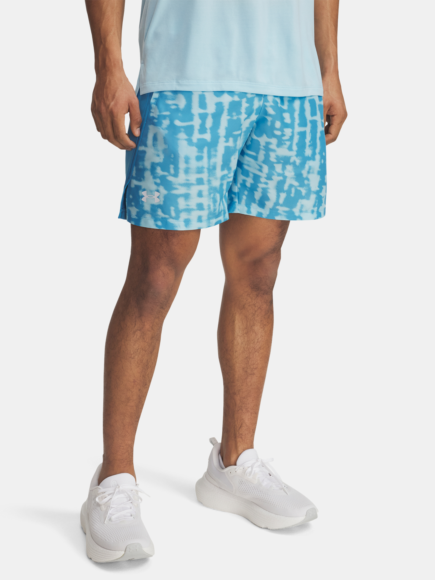 Mens shorts Under Armour UA LAUNCH 7 PRINT SHORTS - Mens