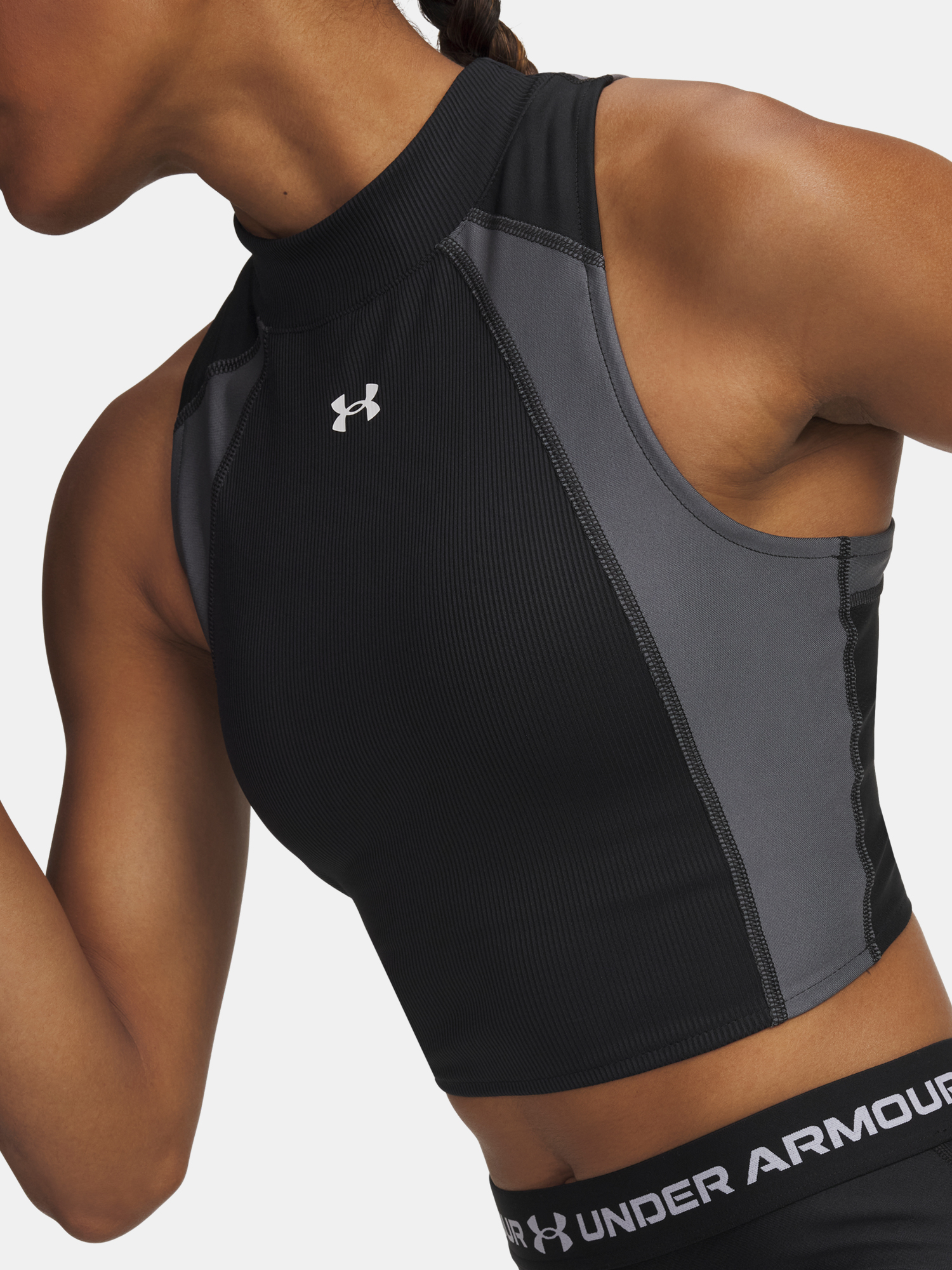 Women's tank top Under Armour UA HG Rib Tank-BLK - Women's