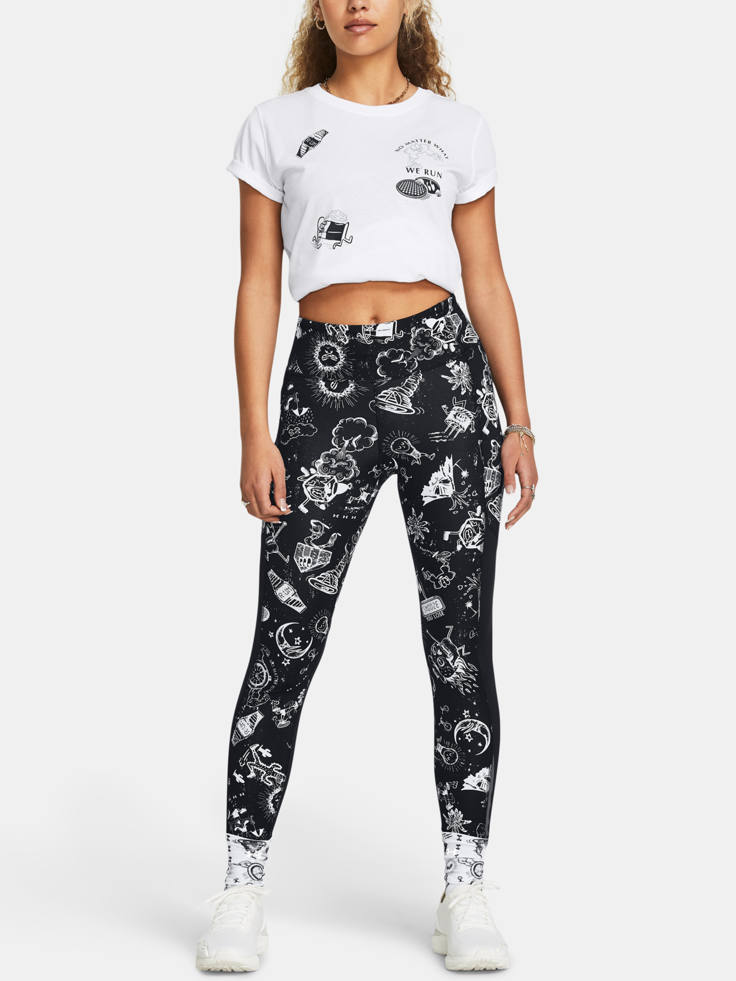Colanti pentru femei Under Armour - negru