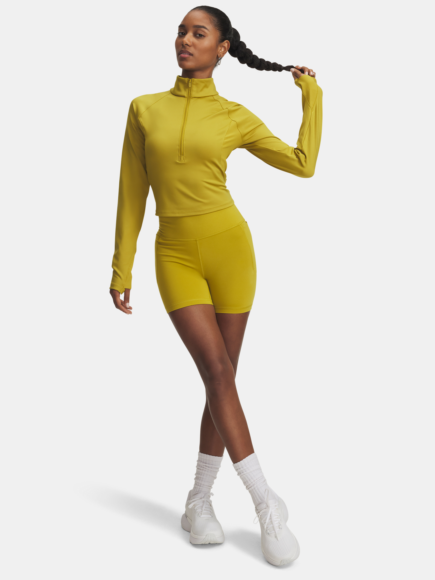 Pantaloni scurți pentru femei Under Armour Meridian Middy-GRN