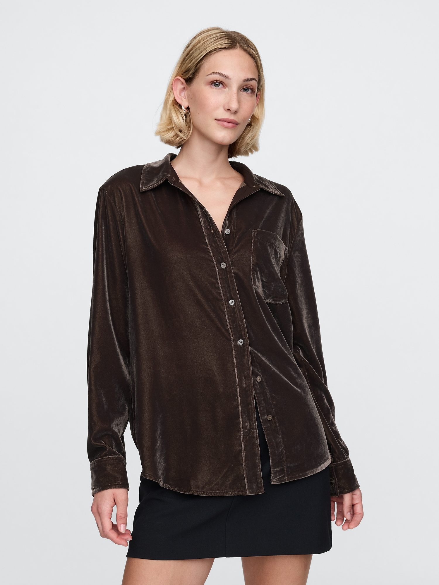 GAP Velvet shirt - Womens