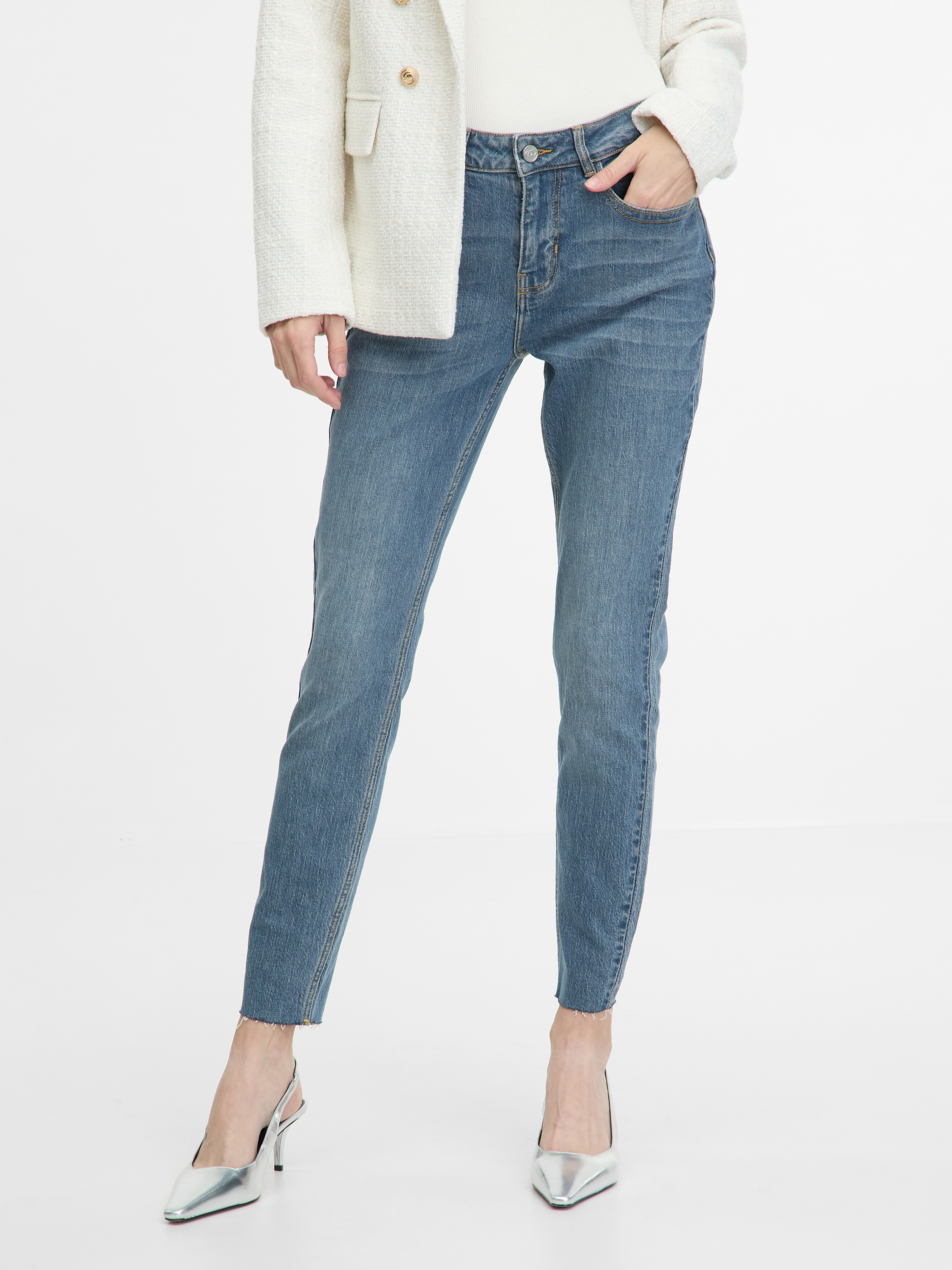 Blue women&#039;s skinny fit jeans ORSAY - Women&#039;s