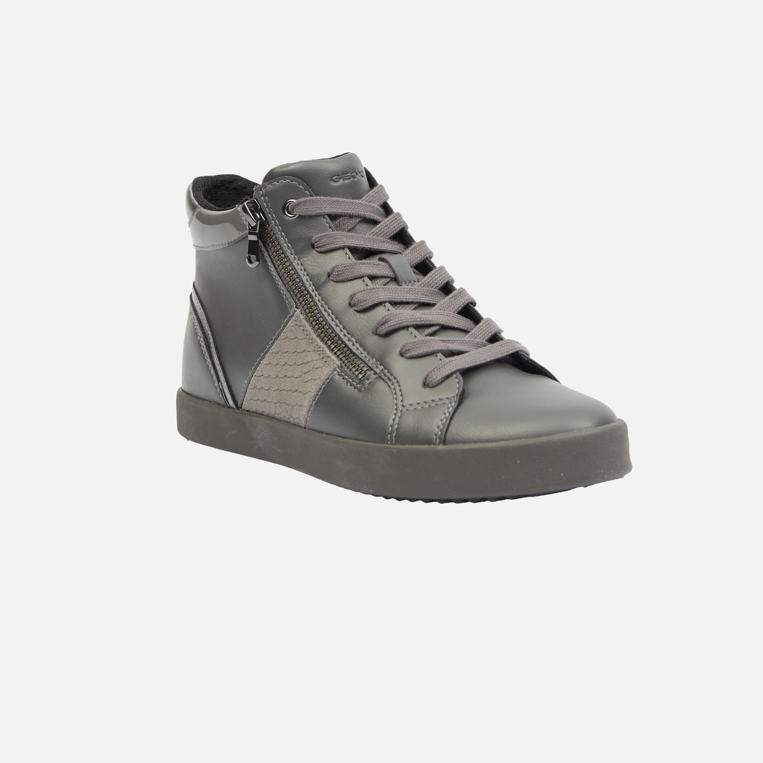 Dark gray women's sneakers Geox Blomiee - Women's