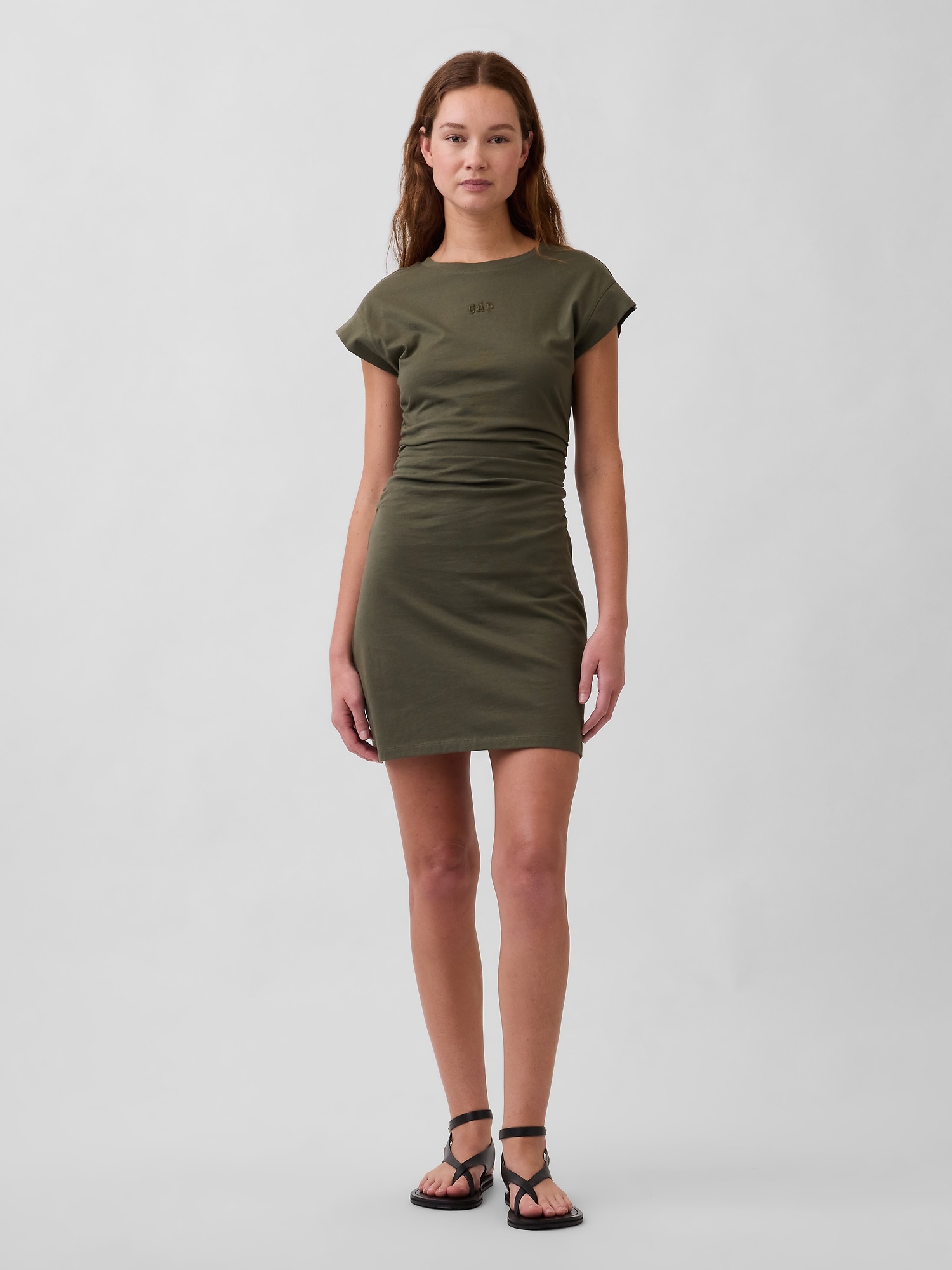 Дамска мини рокля GAP с лого