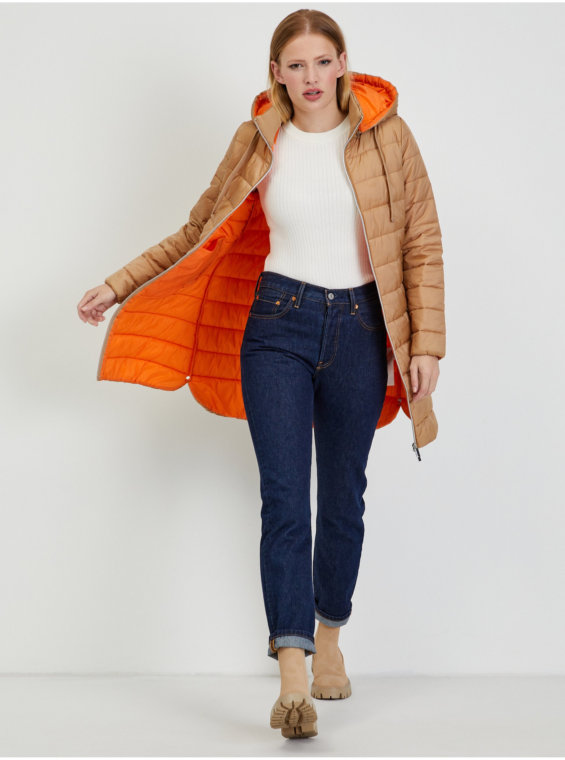 Paltoane pentru femei ORSAY - maro deschis