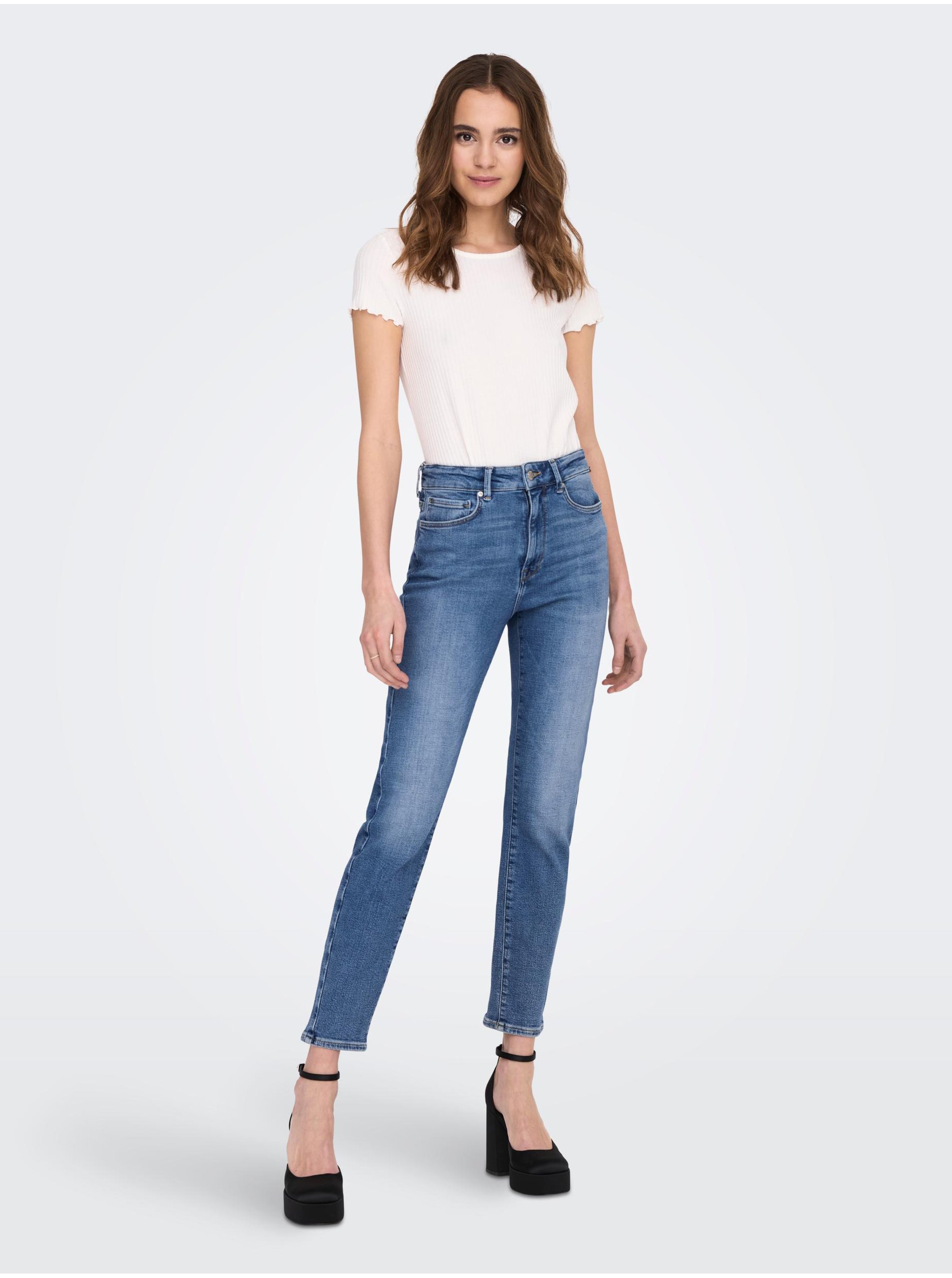 Straight fit pentru femei ONLY - albastru