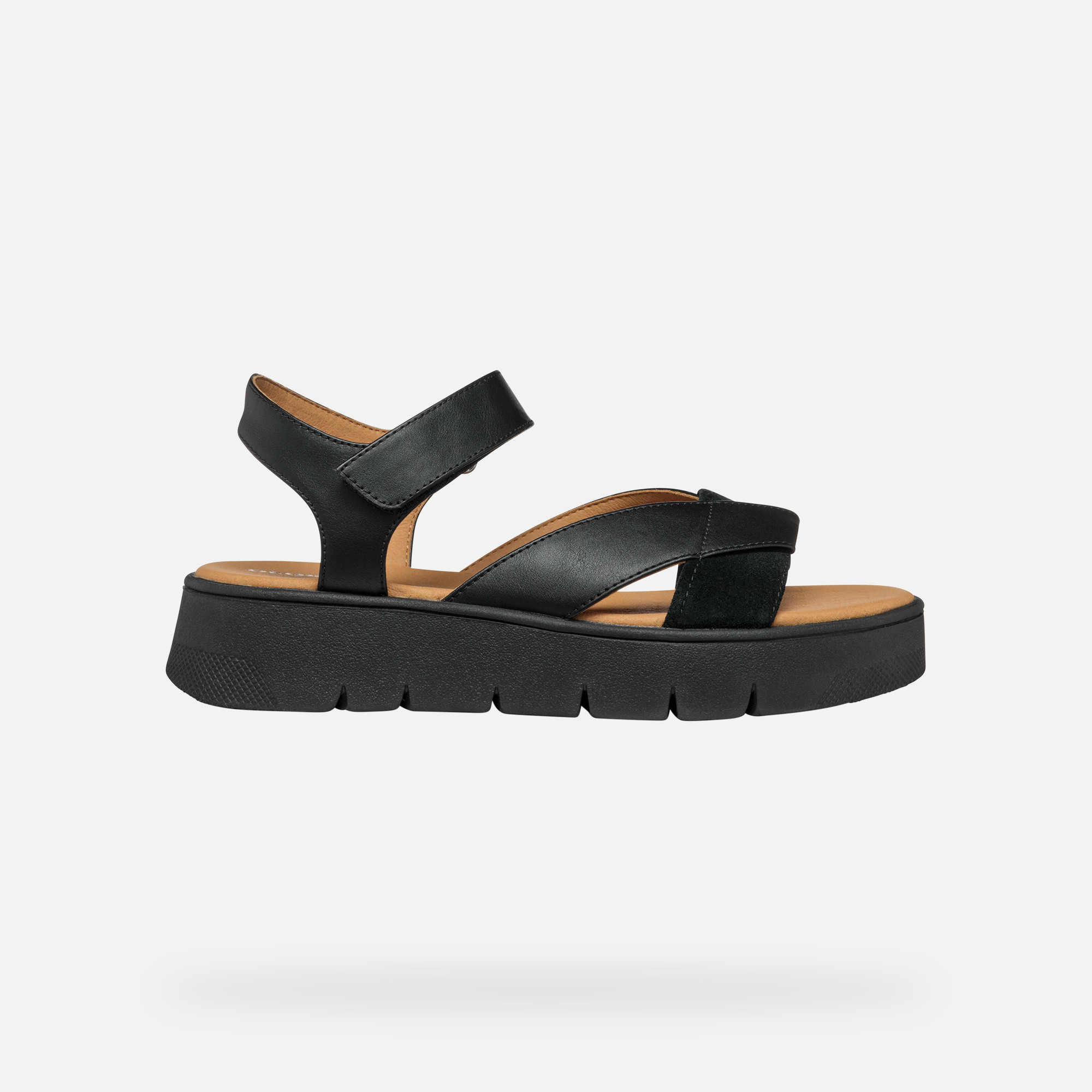 Black women's sandals Geox Dandra 40 - Women's