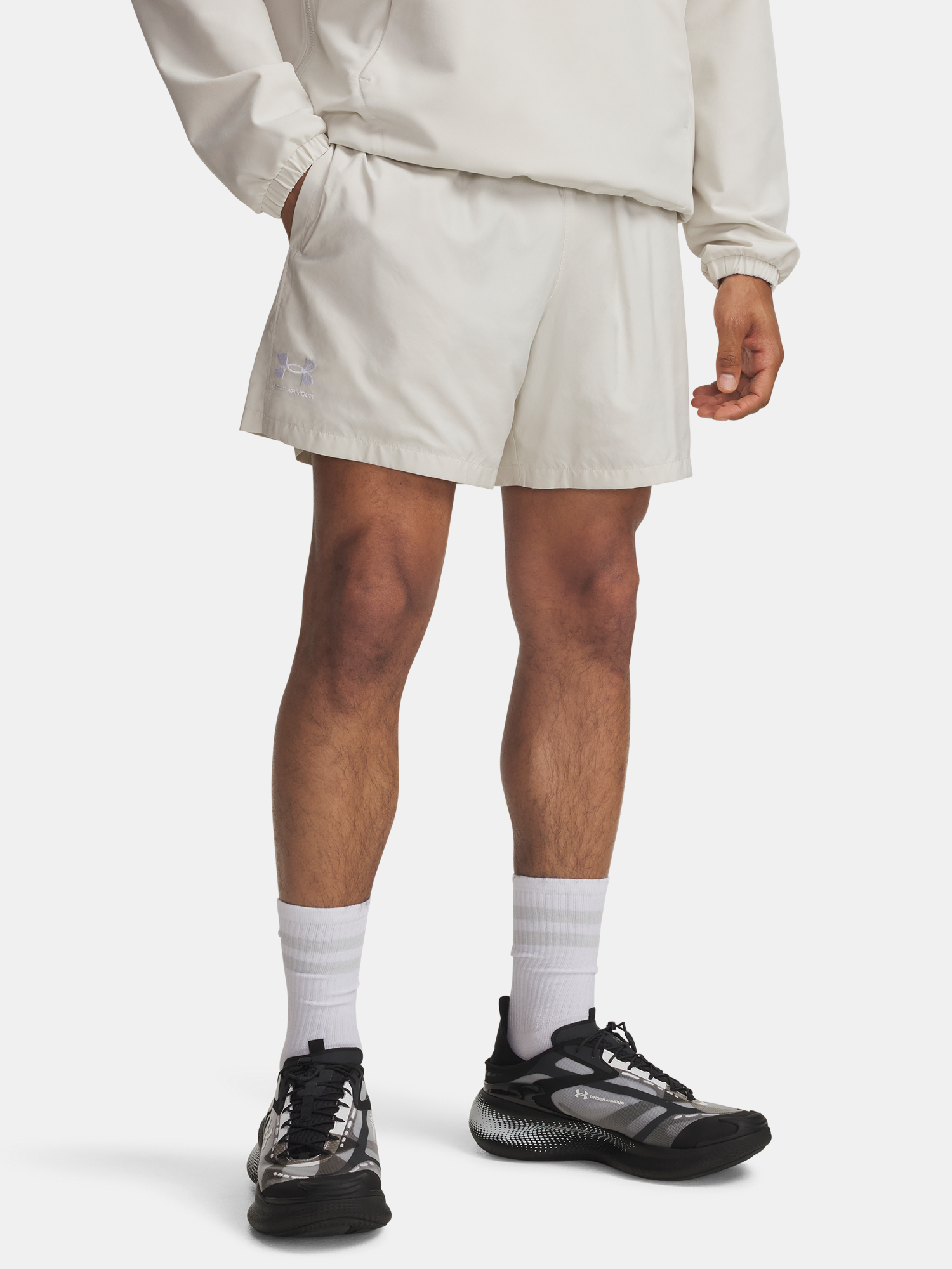 Mens shorts Under Armour UA Icon Volley Short-WHT - Mens