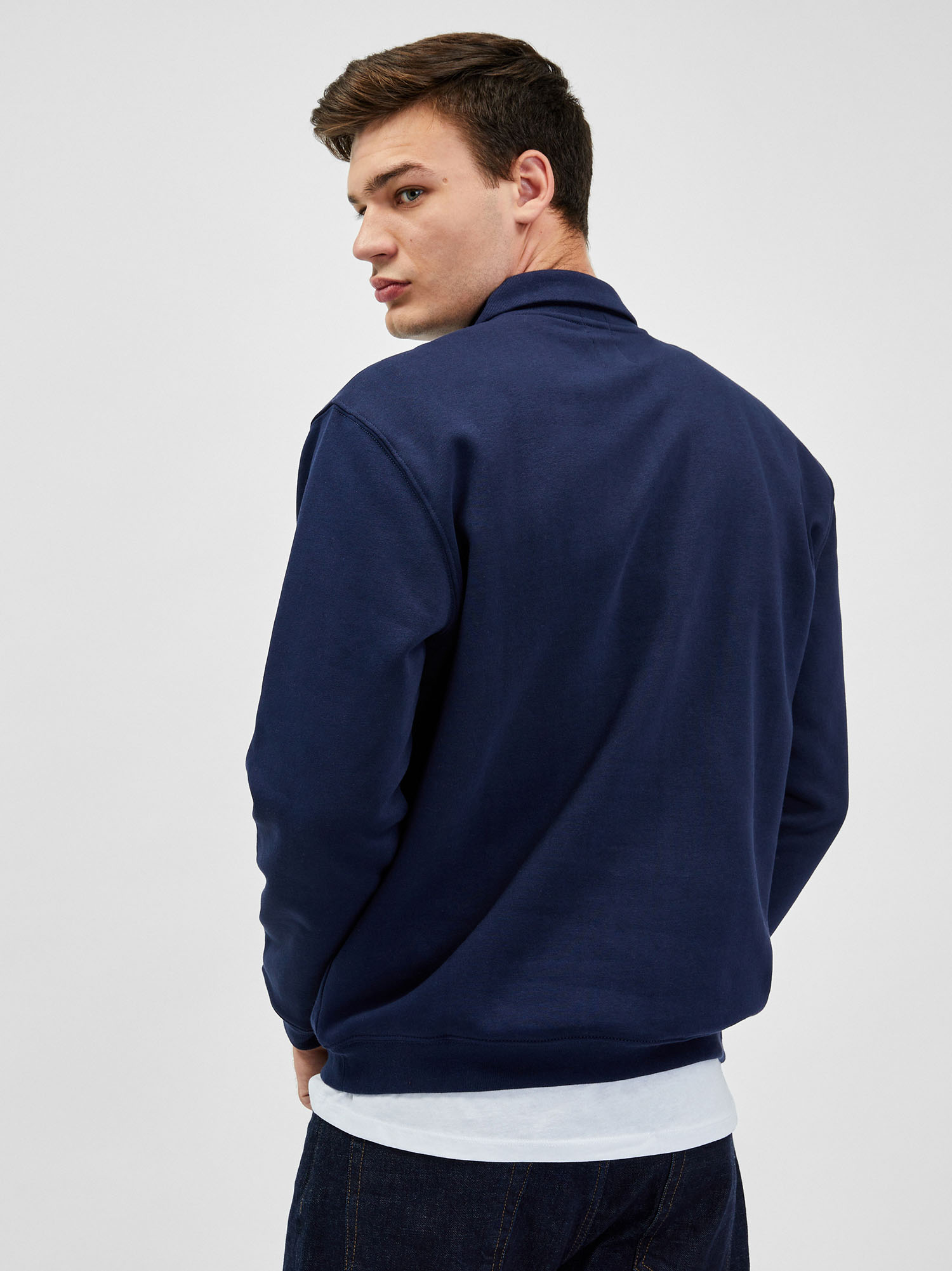 GAP Zip-Up Collar Sweatshirt - Men&#039;s