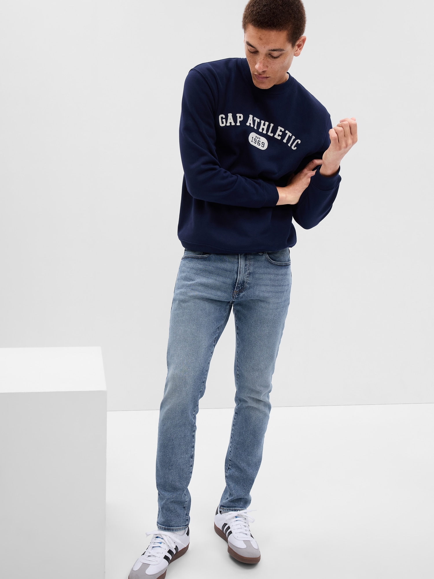 Skinny fit pentru barbati GAP - albastru