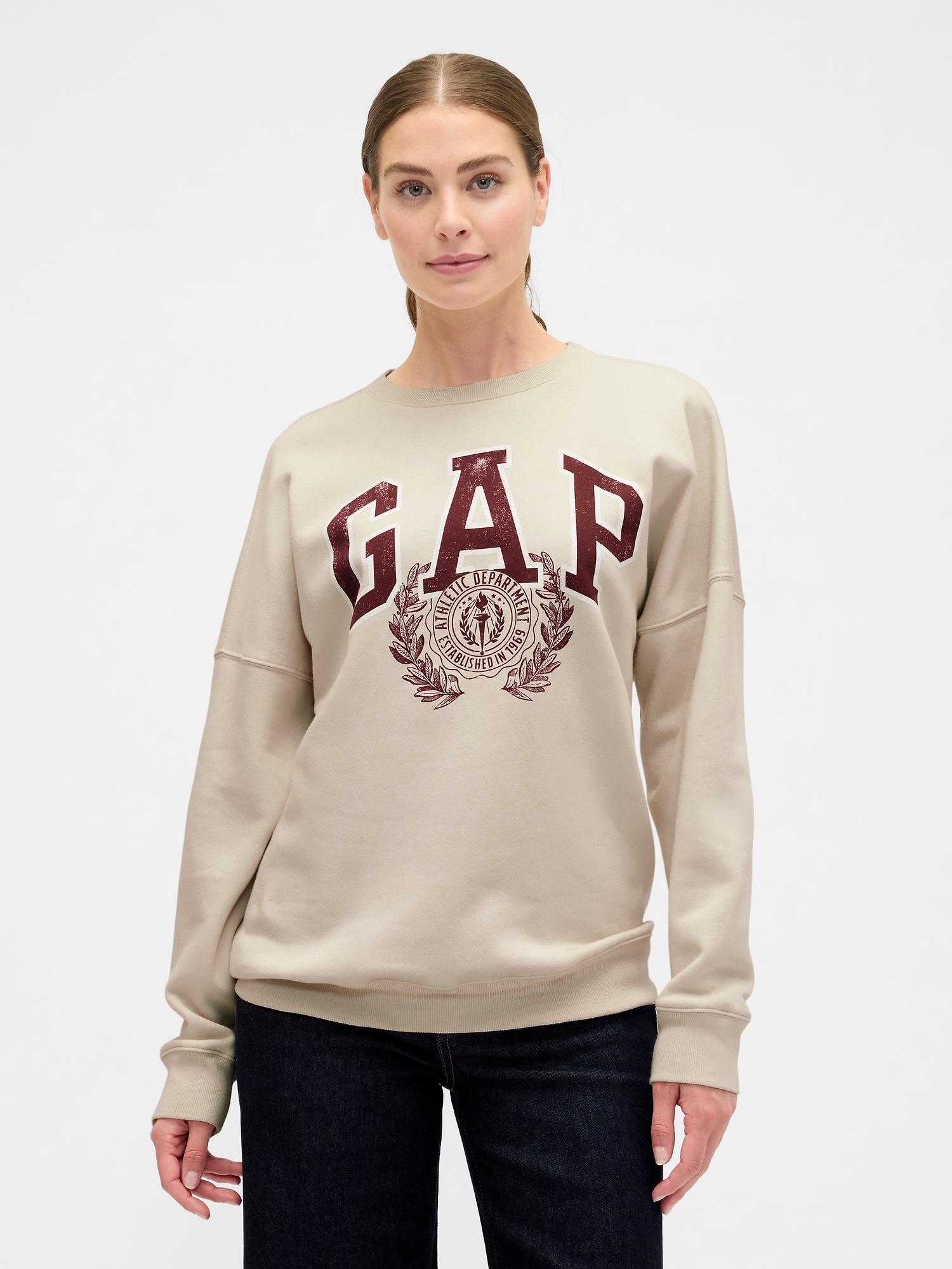 Oversize sweatshirt with Gap Athletic logo - Ladies