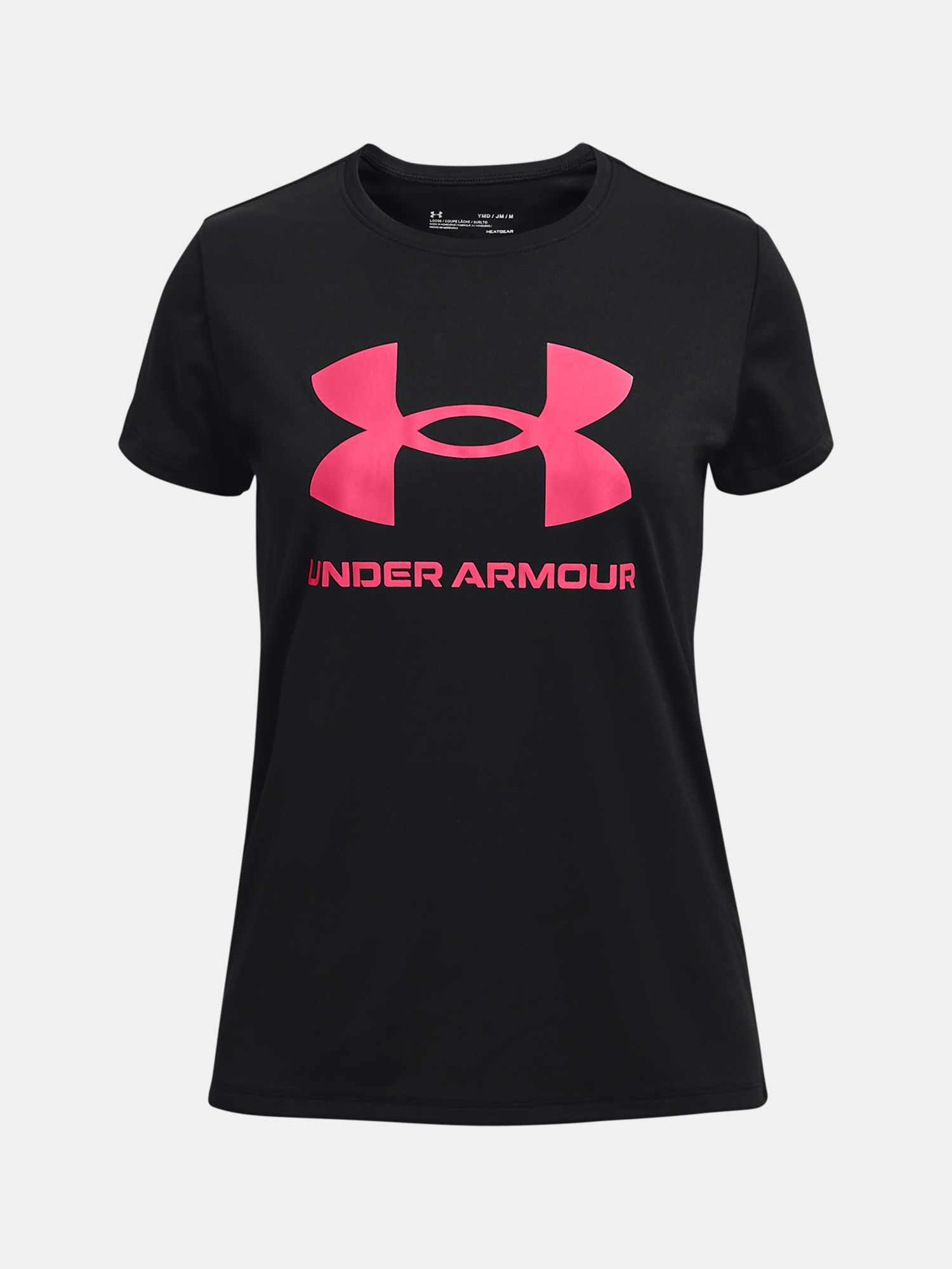 Under Armour T-shirt Tech Sportstyle BL SS-BLK - Girls
