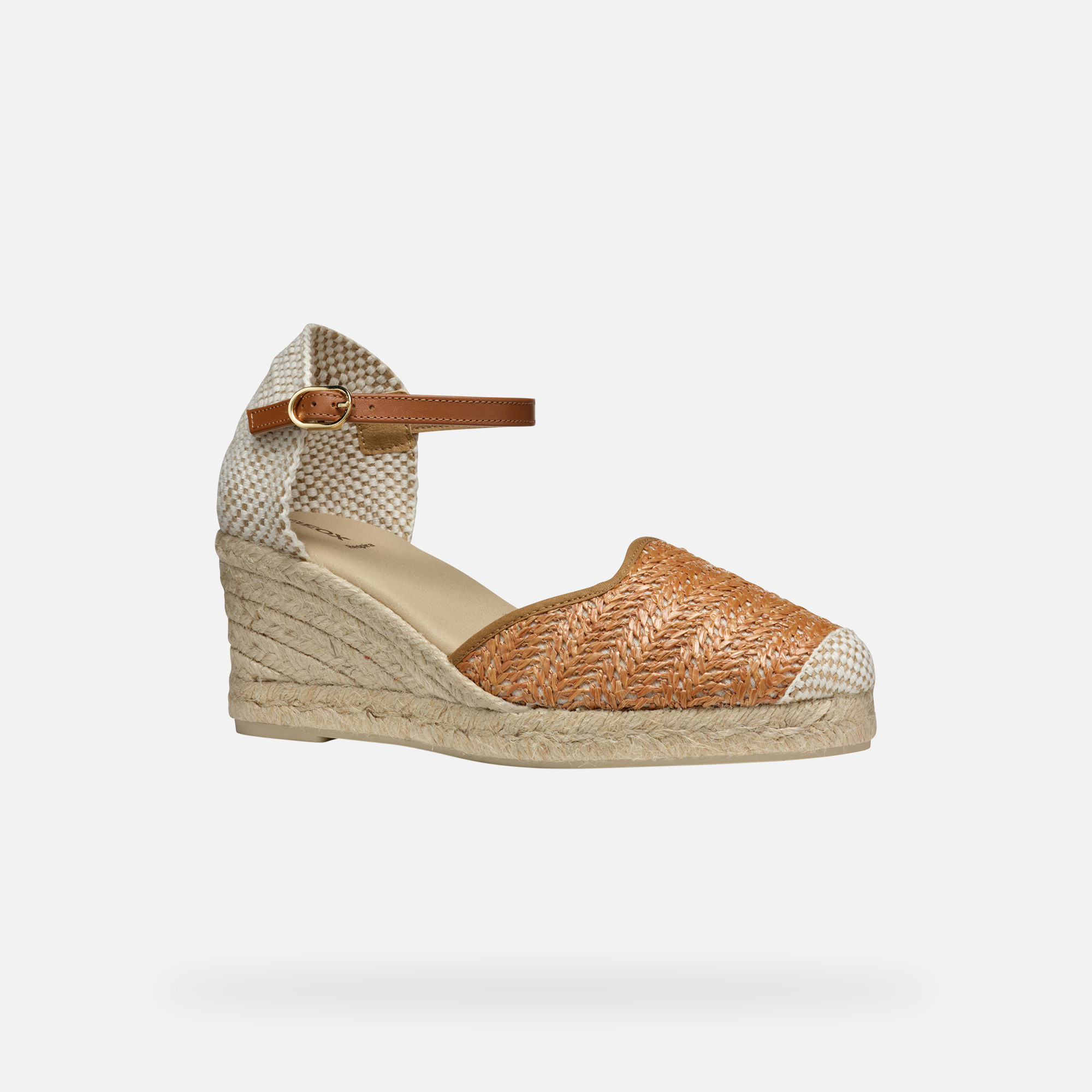 Light brown women's sandals Geox Gelsa Low - Women's