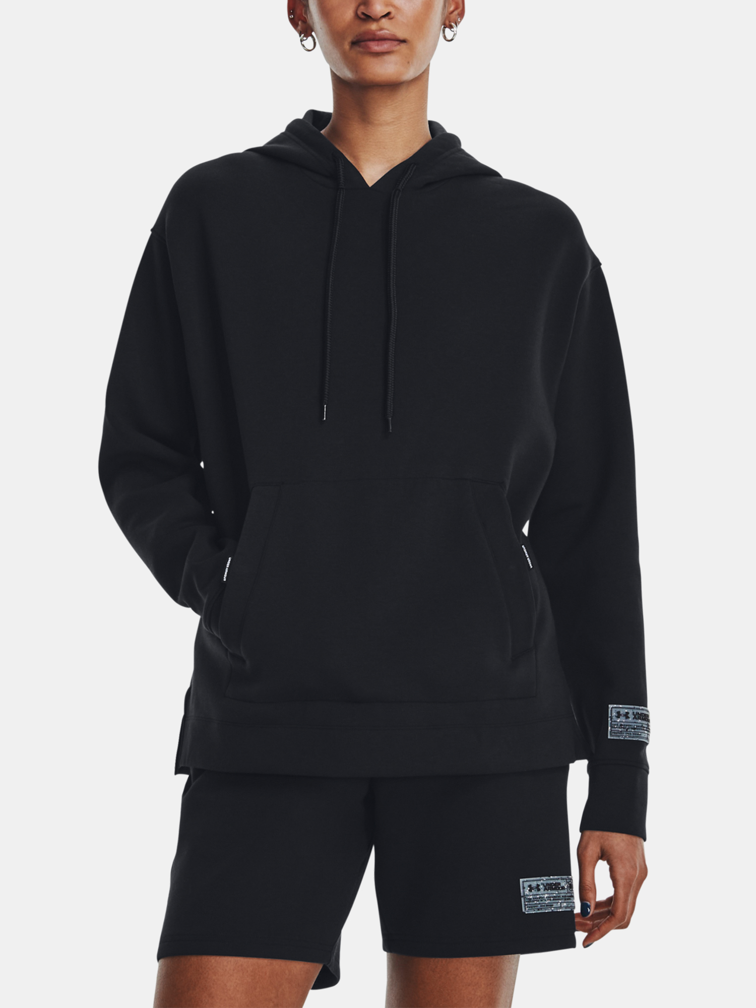 Under Armour Sweatshirt UA Summit Knit Hoodie-BLK - Unisex