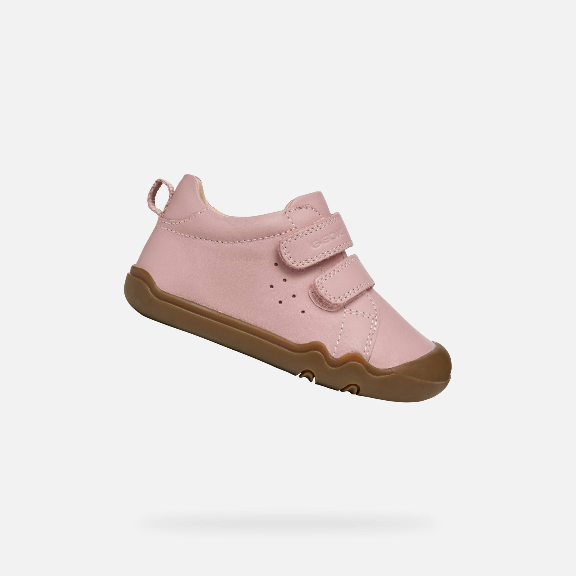 Old Pink Girls Barefoot Sneakers Geox Steppieup - Girls