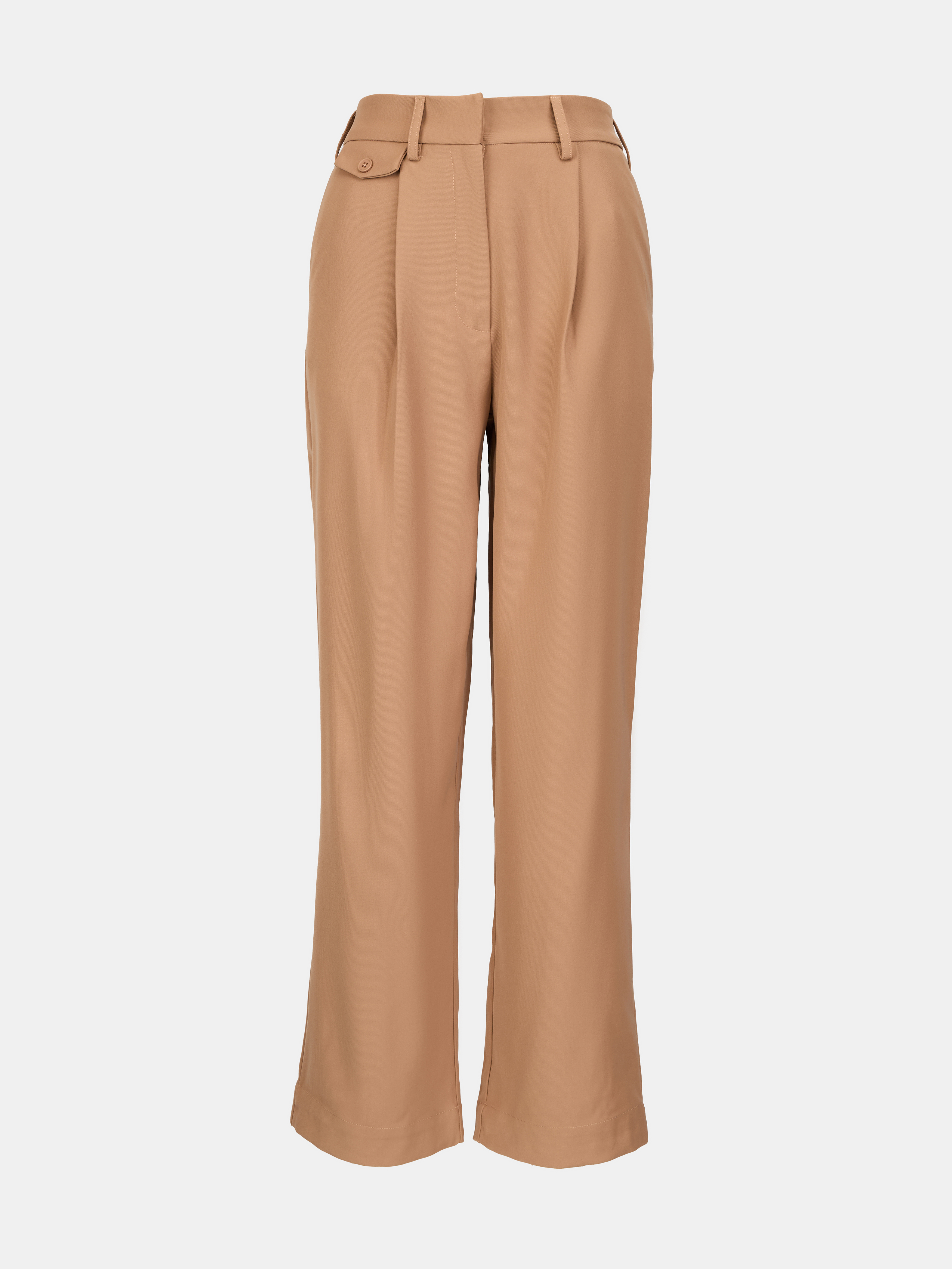 Světle hnědé dámské široké kalhoty ORSAY