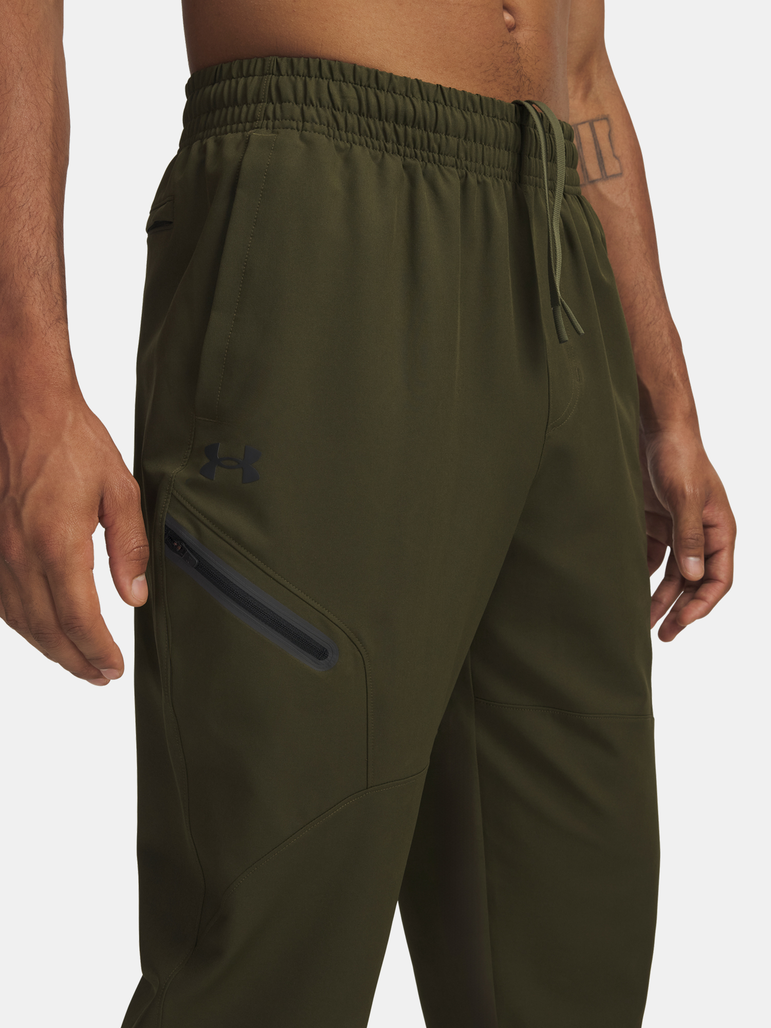 Men&#039;s Under Armour UA Unstoppable Woven Jogger-GRN Sweatpants - Mens