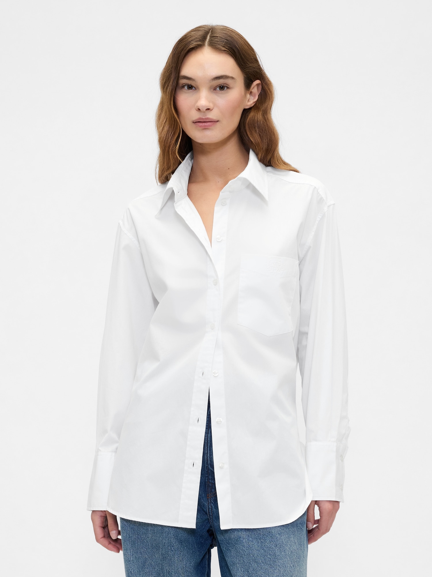 GAP Oversize Poplin Košeľa