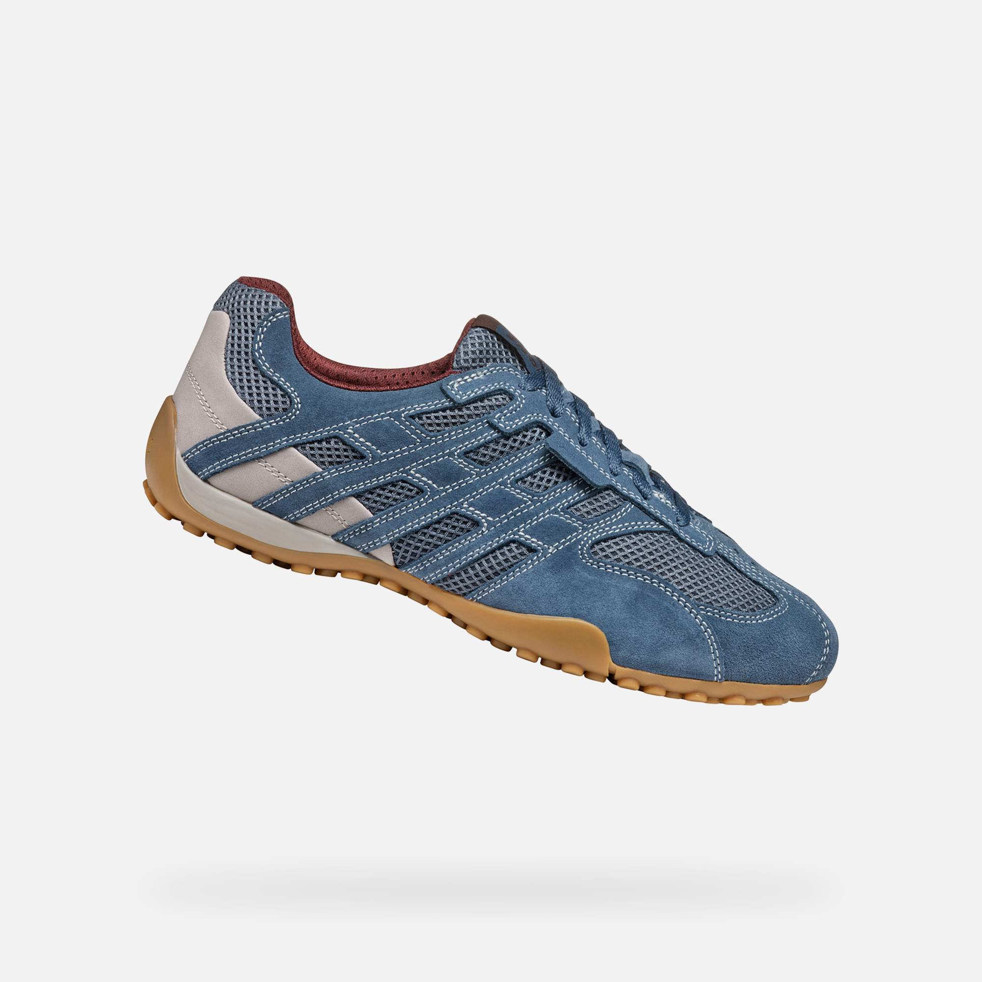 Blue Men's Sneakers Geox Snake Original - Men's