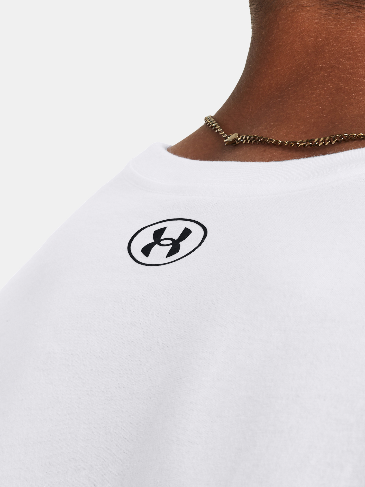 Men's T-shirt Under Armour UA CAMO CHEST STRIPE SS-WHT - Men's